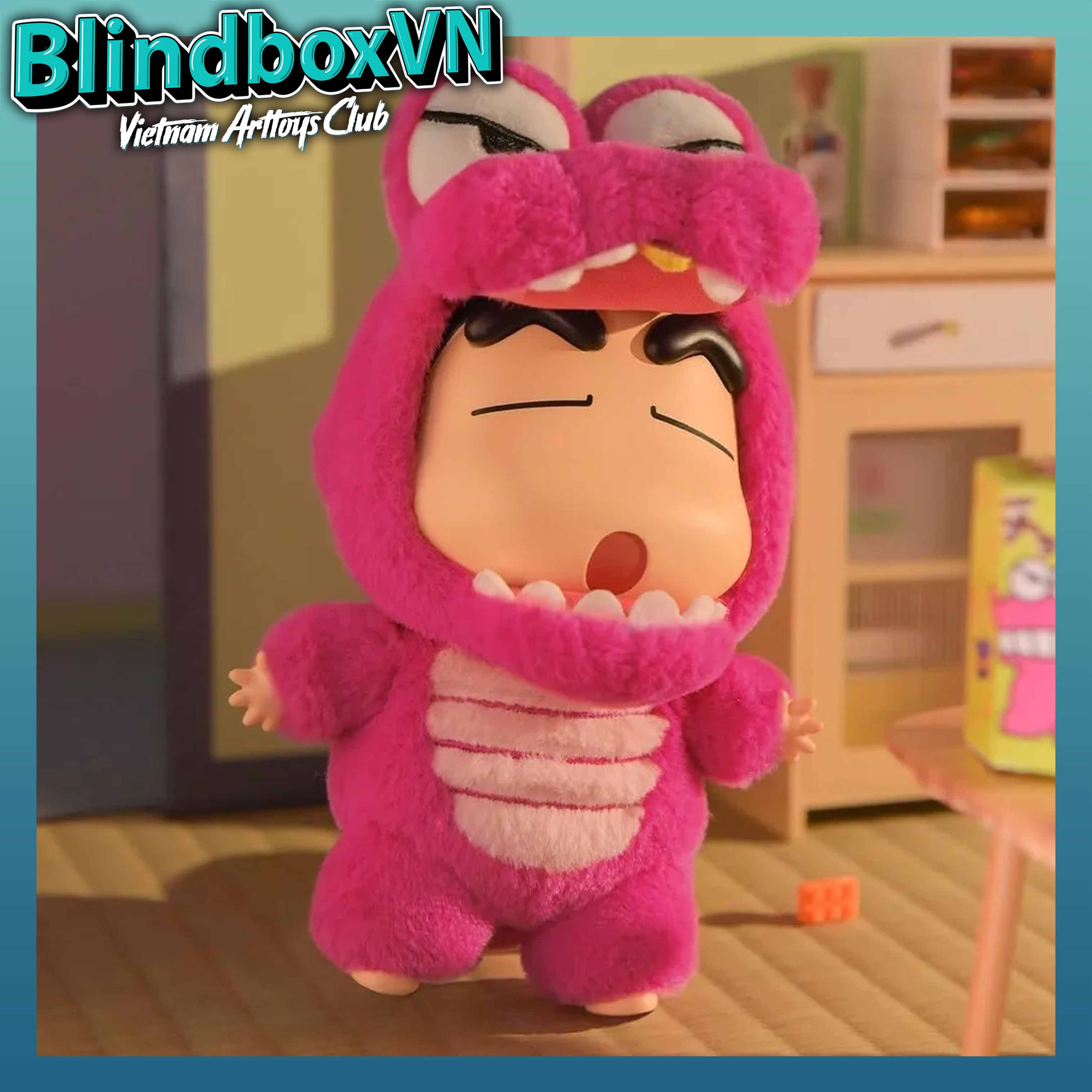 TOPTOY Crayon Shin Chan Play Party Vinyl Plush BlindBox ( Chính Hãng )