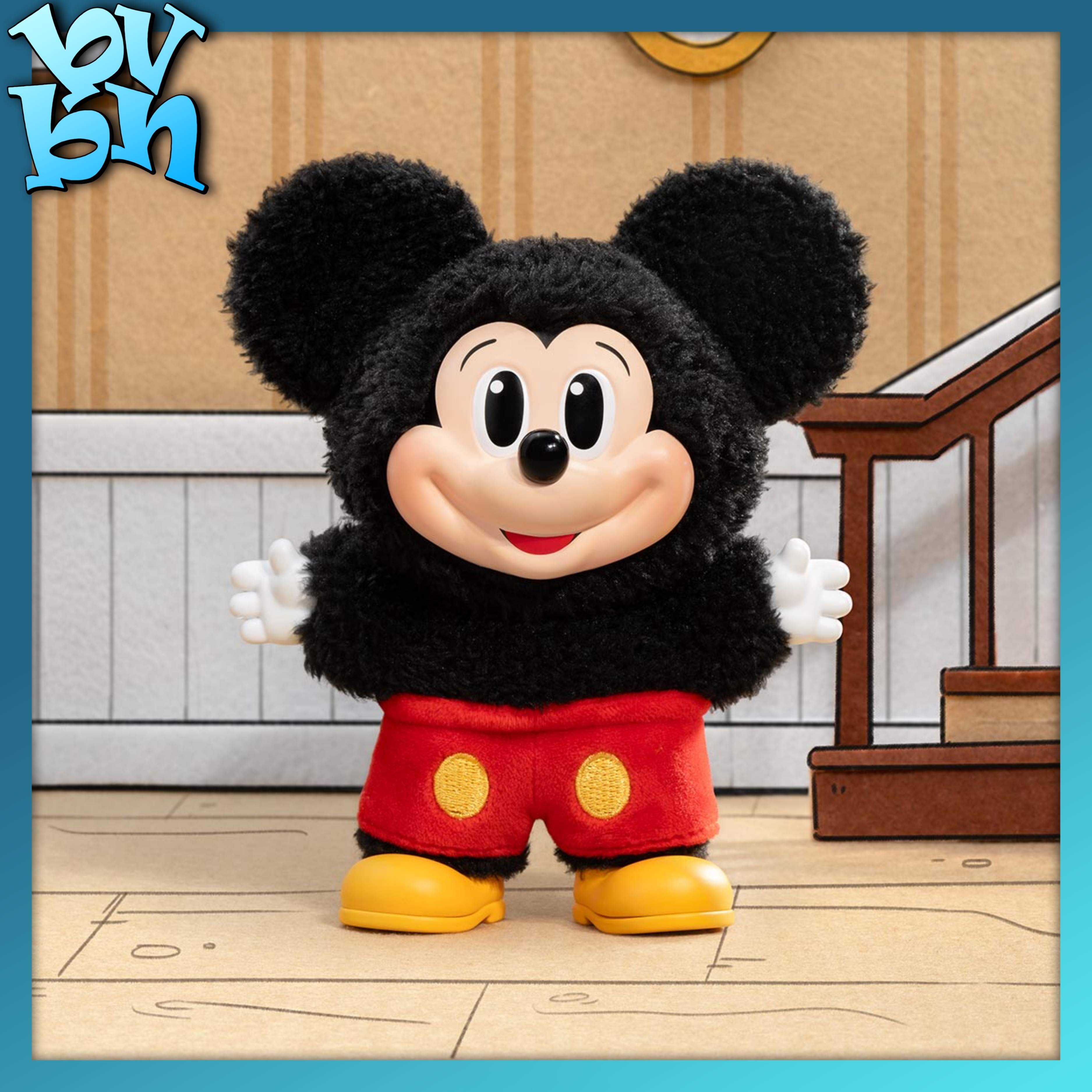 Mickey Family Cute Together Keychain Series Figures POP MART