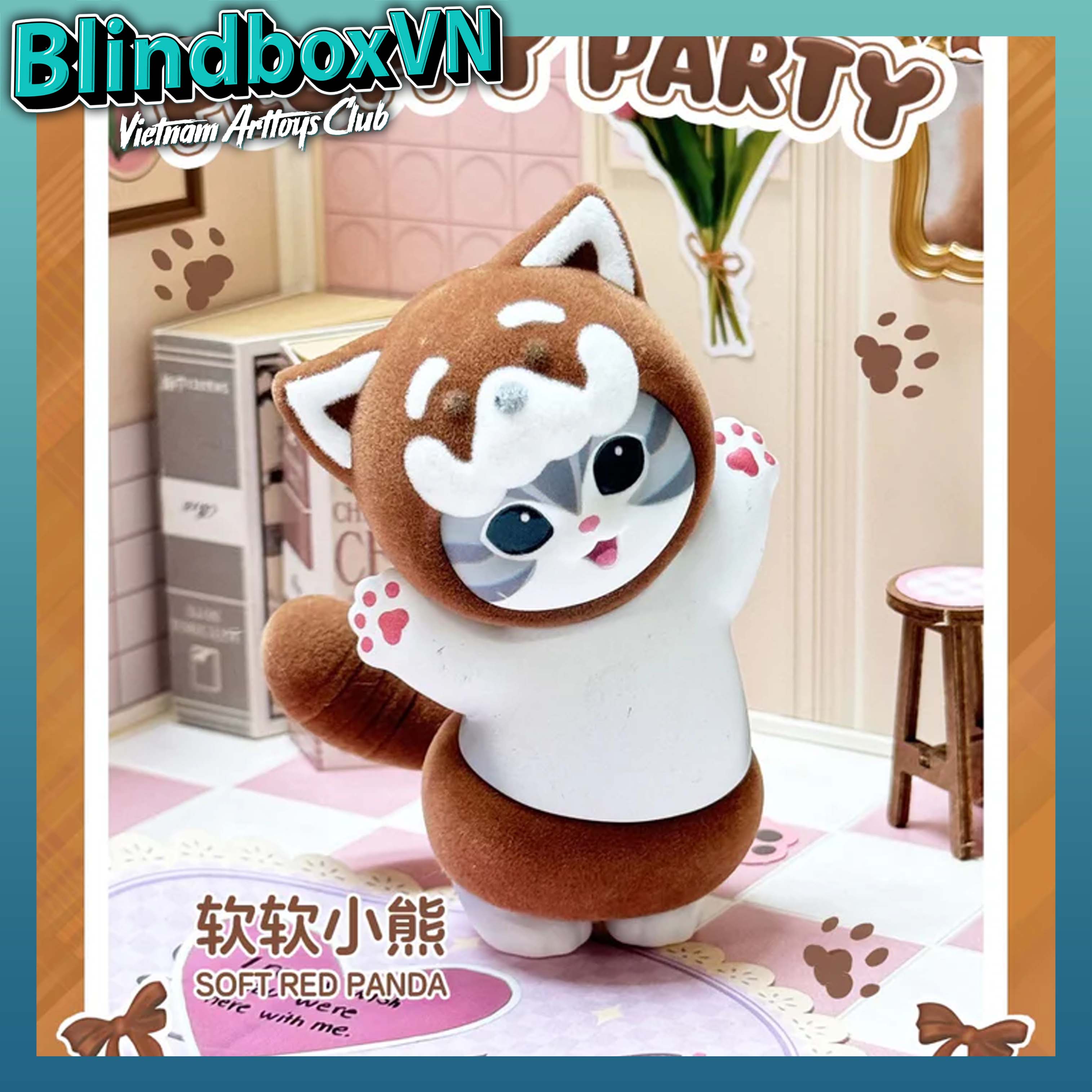 Mofusand Fluffy Party Blind Box Series Miniso