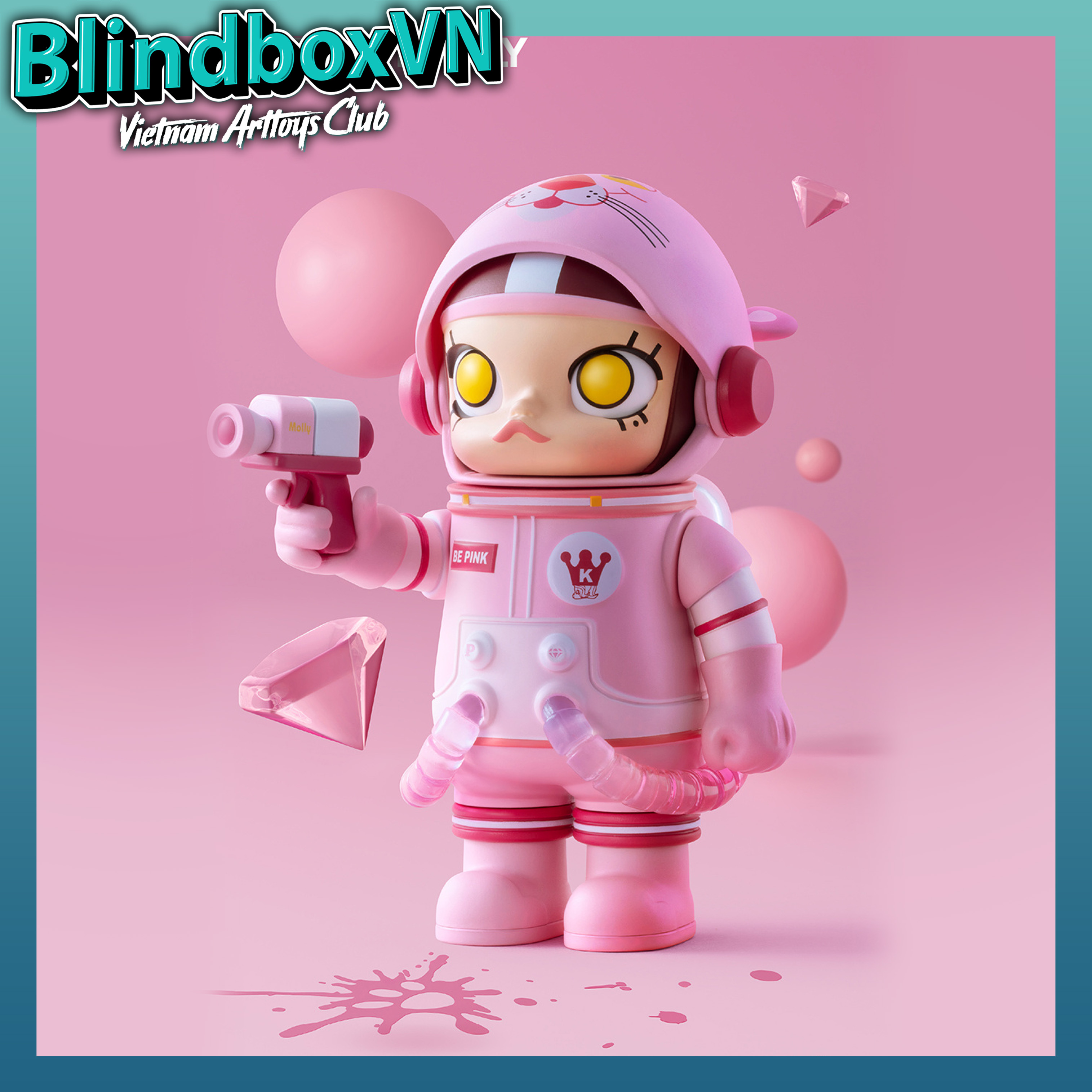 Blindbox MOLLY SPACE 100% Series 2B ( Chính Hãng )