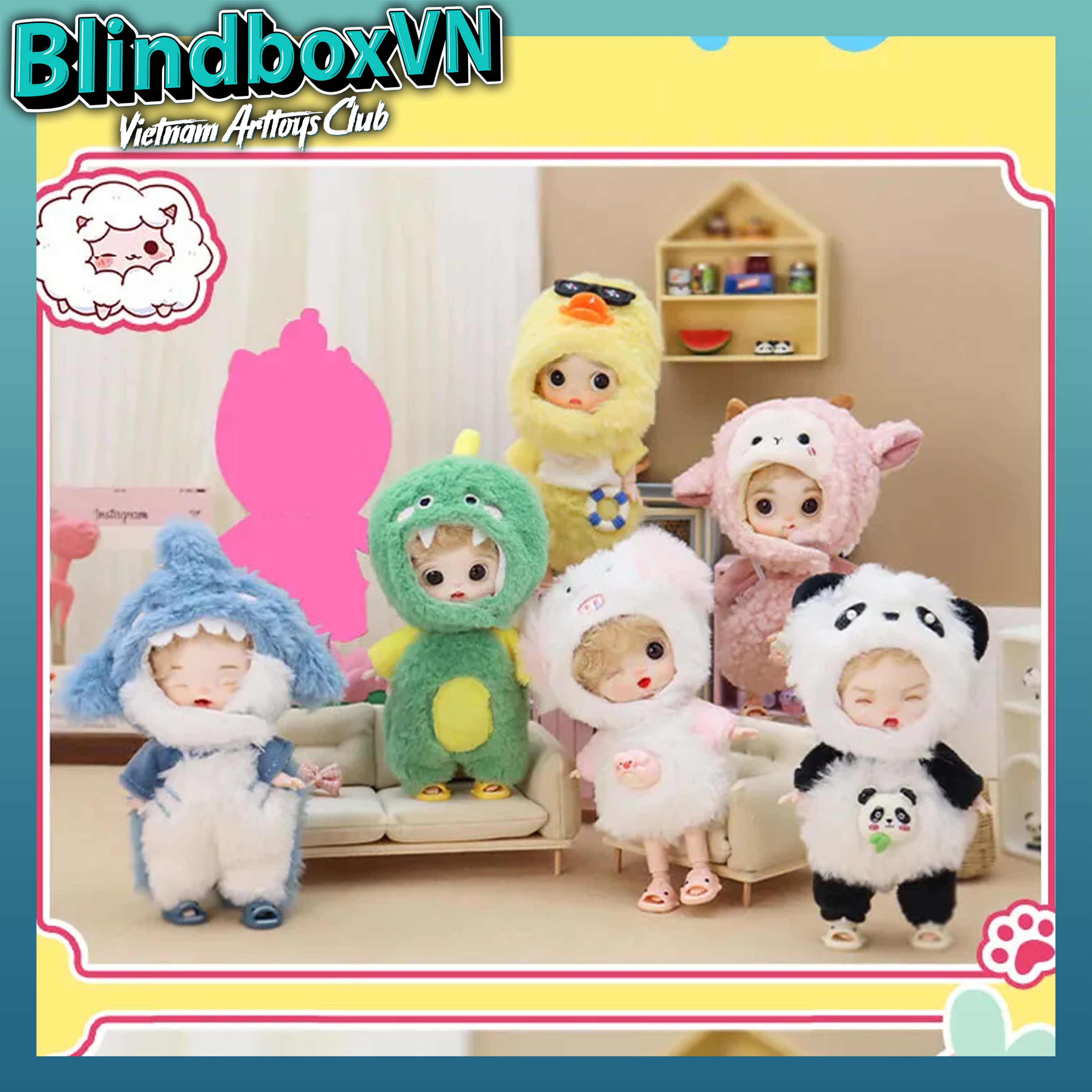 Blindbox Dudu Series Vinyl Plush