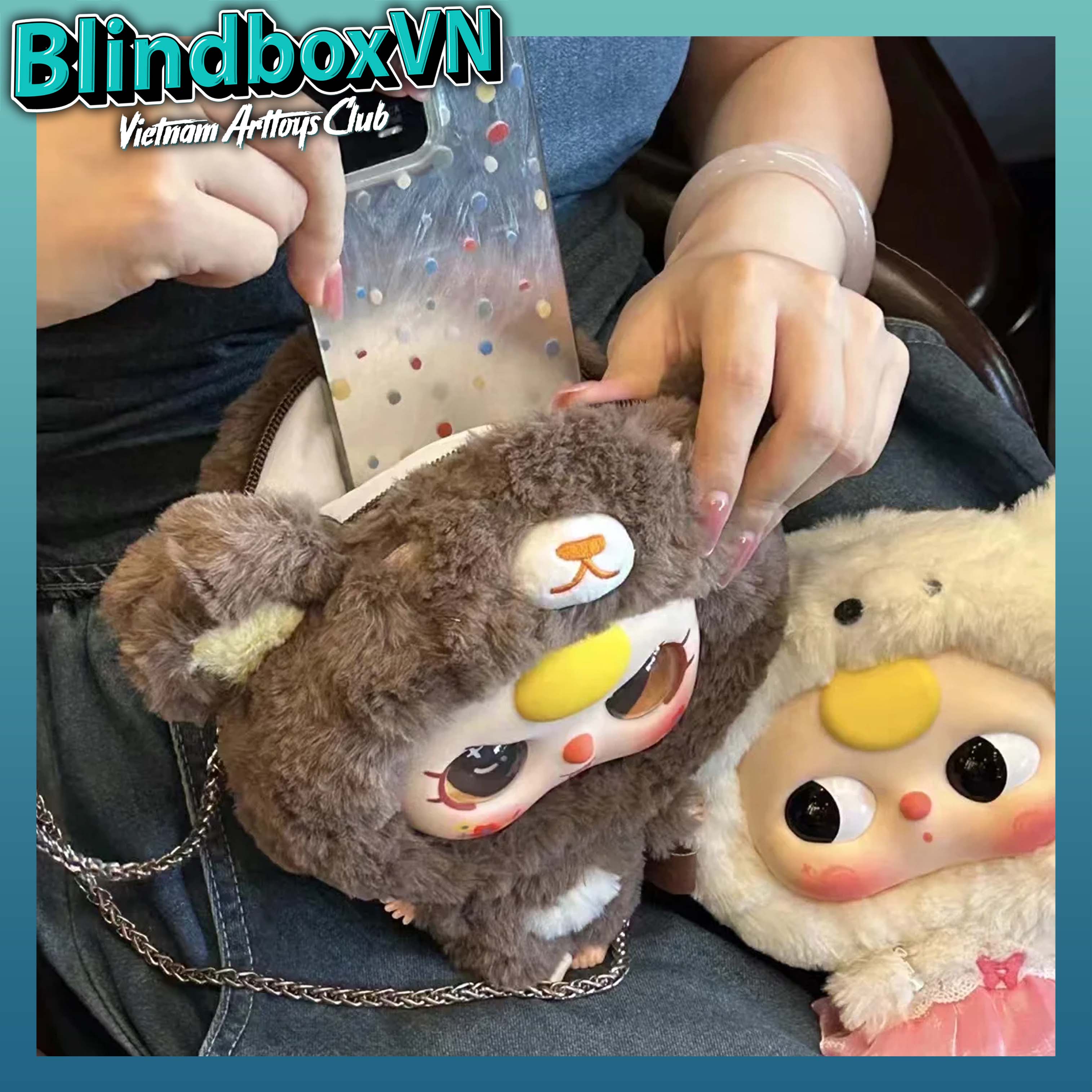 Baby Three Big Head Baby Series Vinyl Face Blind Box Plush