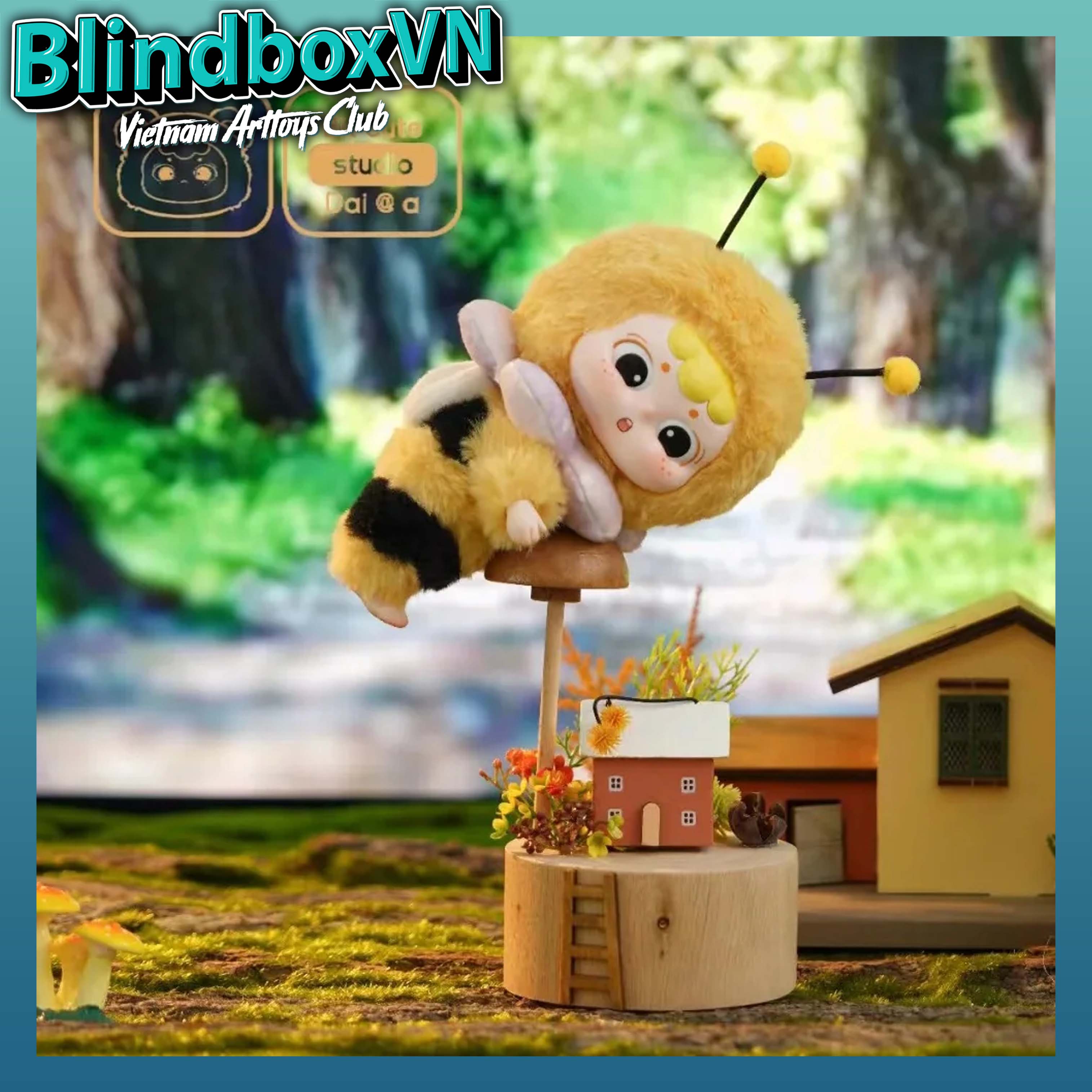 Dai's Animal Crazy Daily Plush Vinyl Doll Blind Box