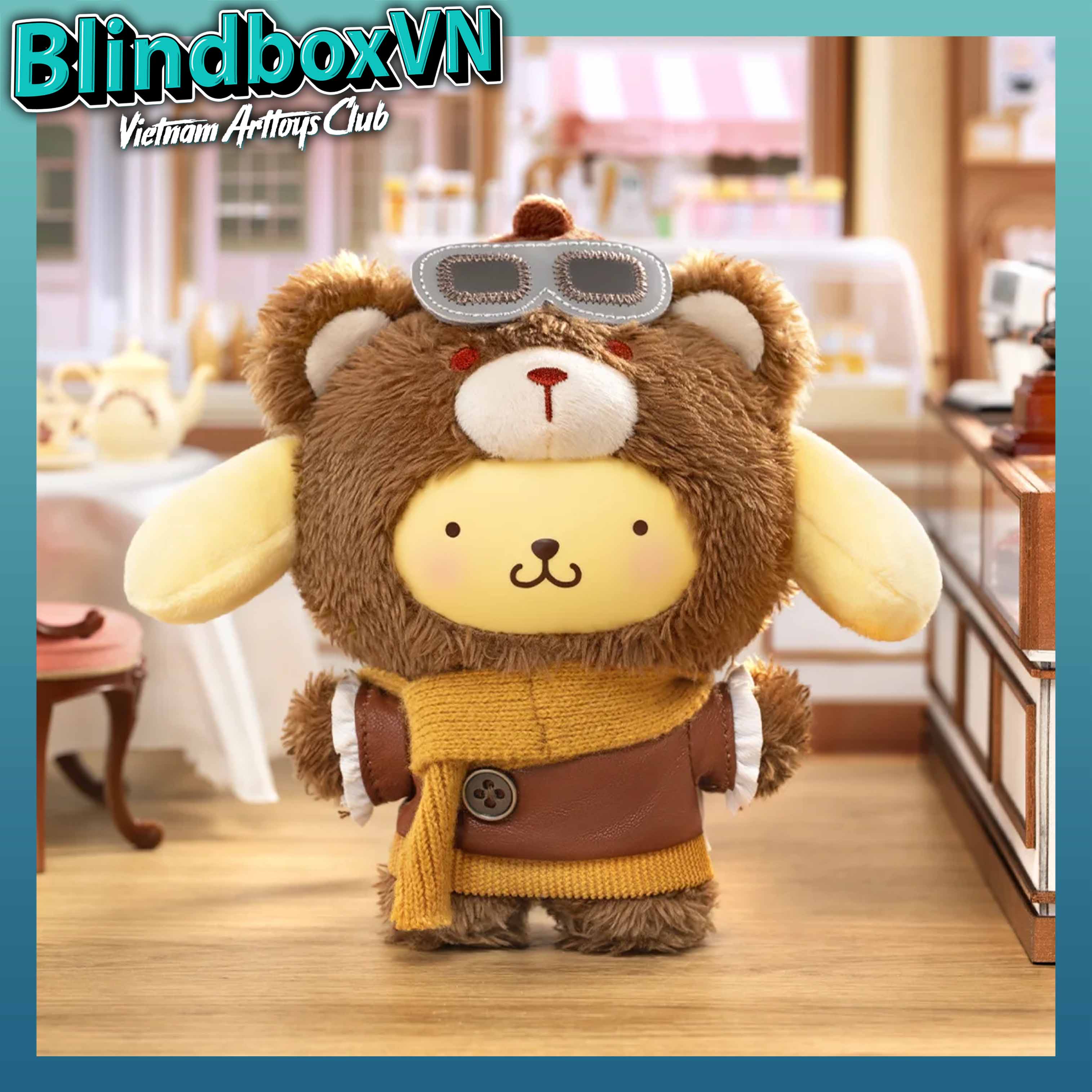 Sanrio Characters Afternoon Tea Series Plush Dolls Blindbox ( Chính hãng )