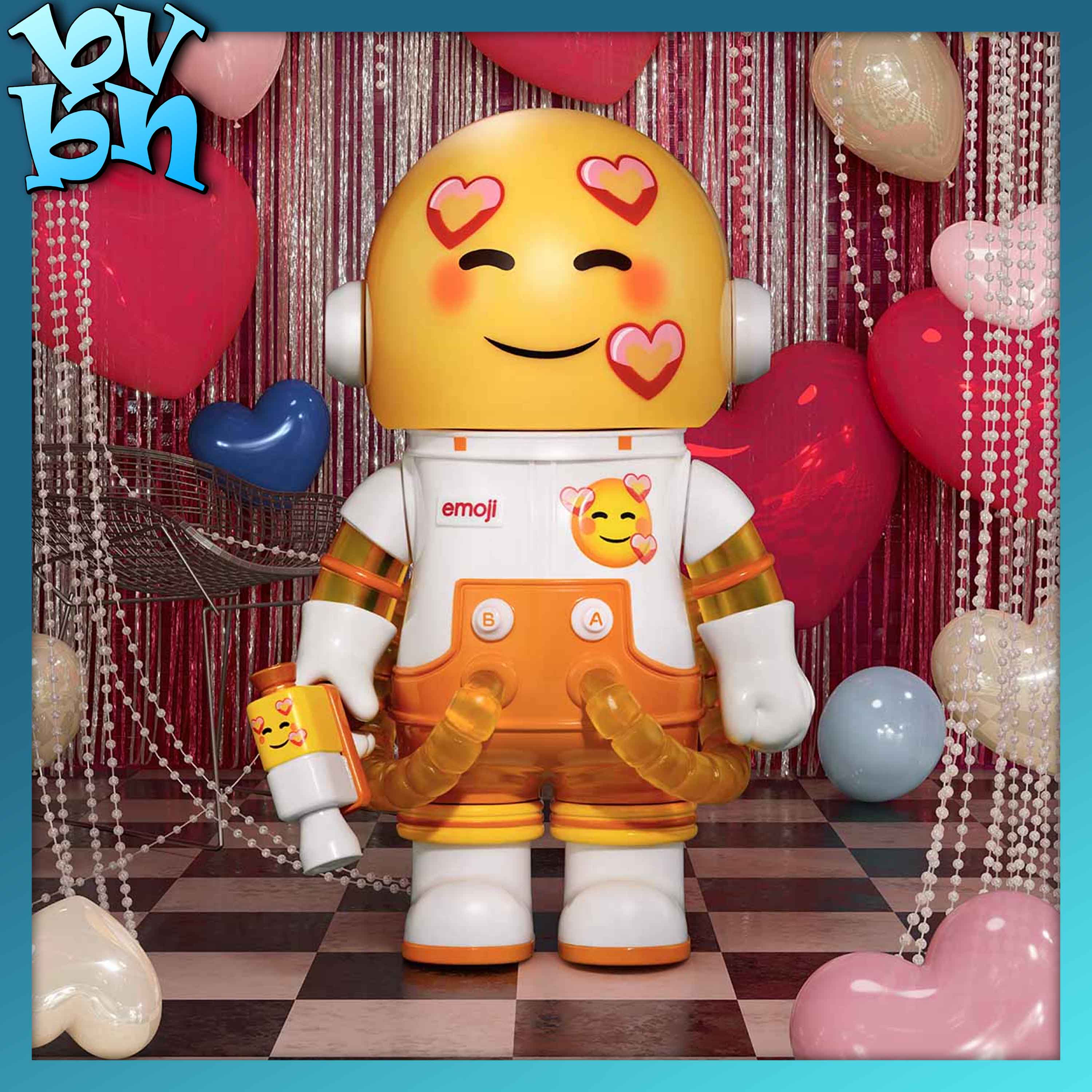 MEGA SPACE MOLLY 100% × Emoji™ Series