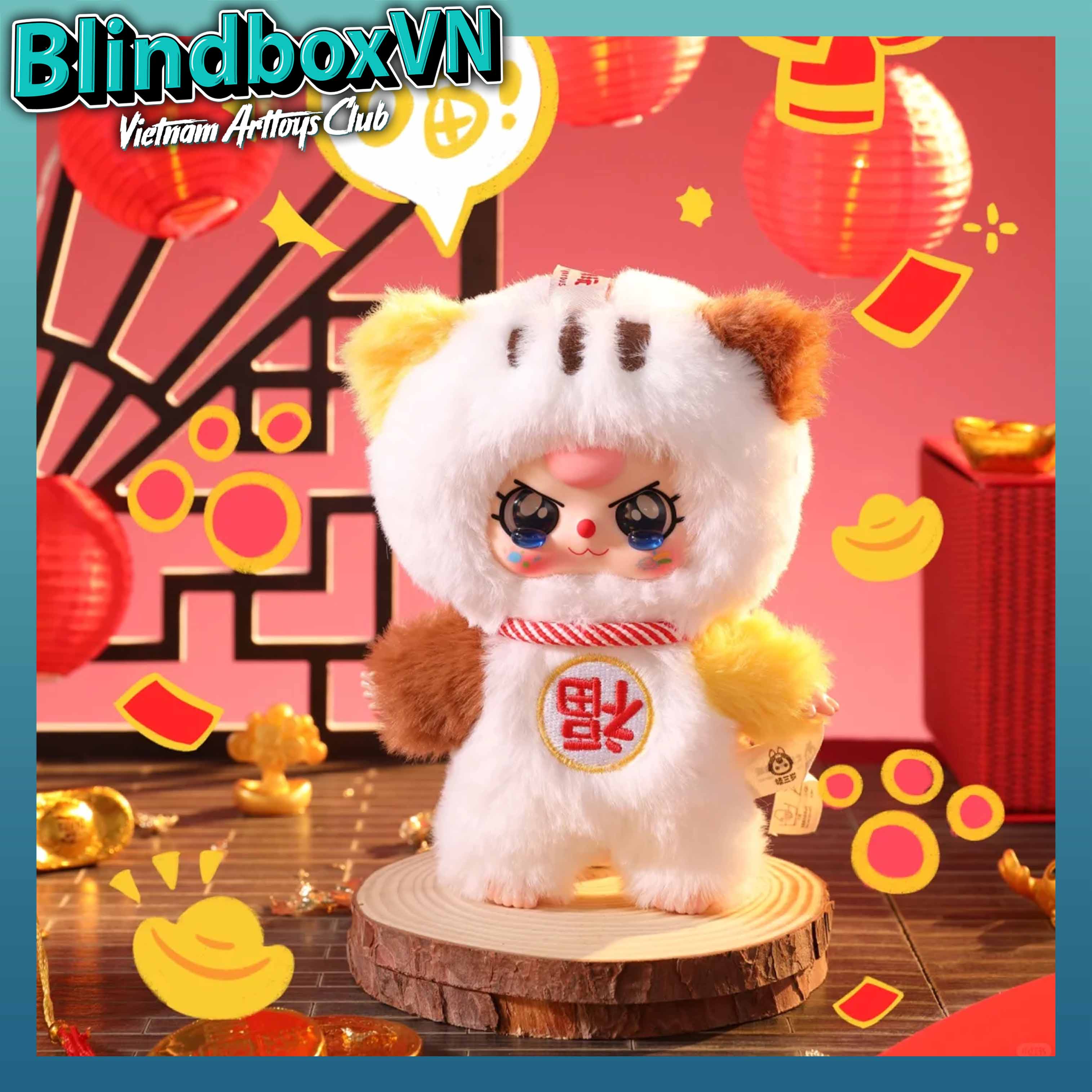 Baby Three Tết - New Year Plush BlindBox ( Chính hãng )