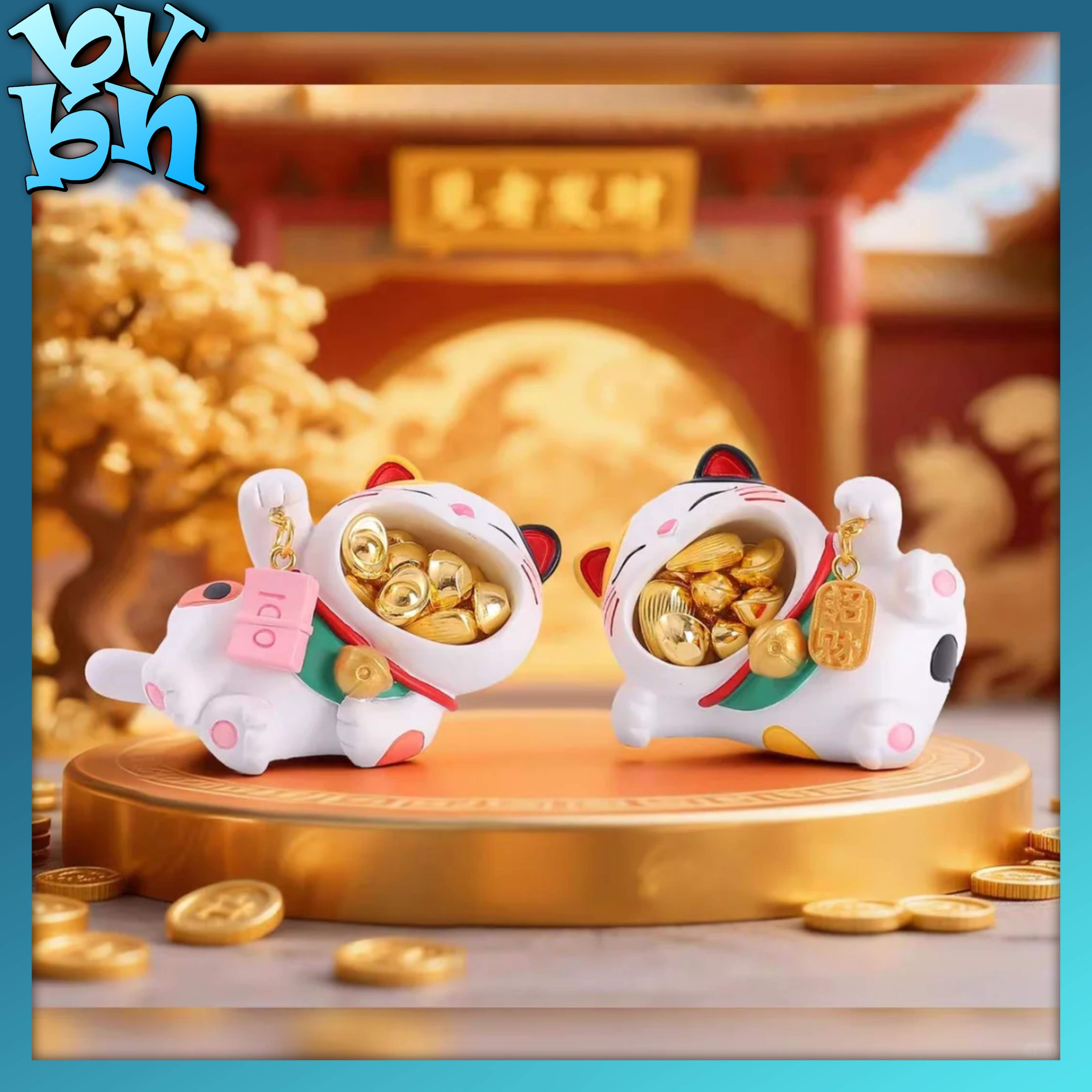 Gold Coin - Money Carrying Cat Meow Meow Mèo Thần Tài