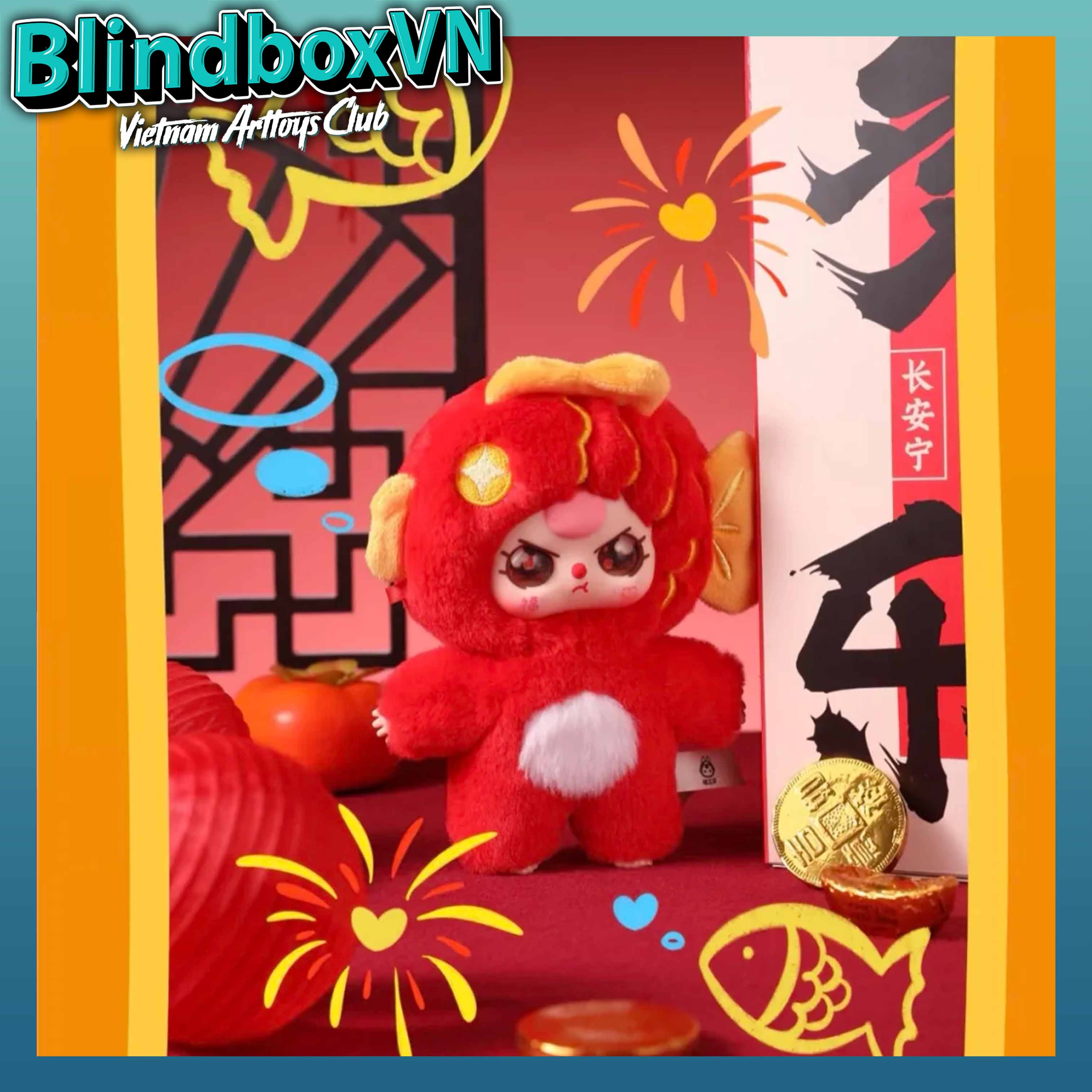 Baby Three Tết - New Year Plush BlindBox ( Chính hãng )