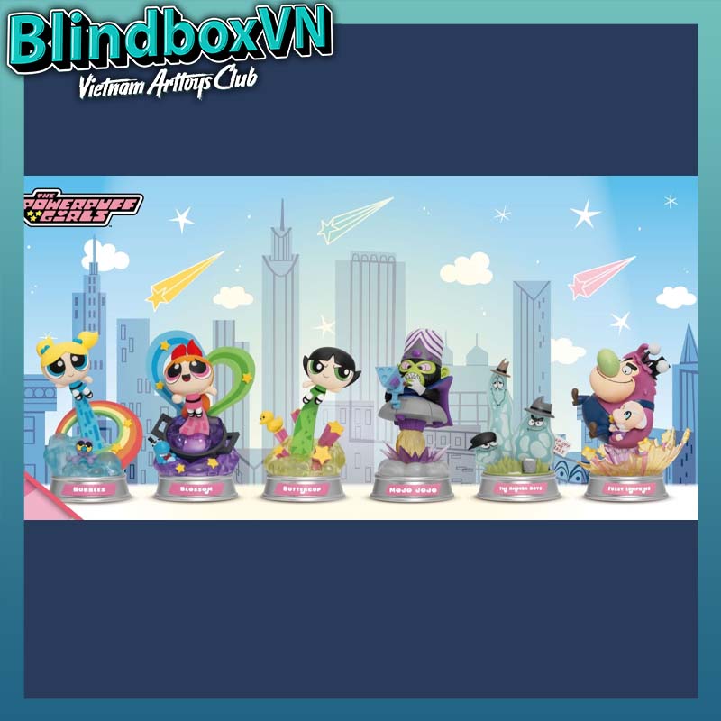 Beast Kingdom The Powerpuff Girls D-Stage Mini Figure Blindbox