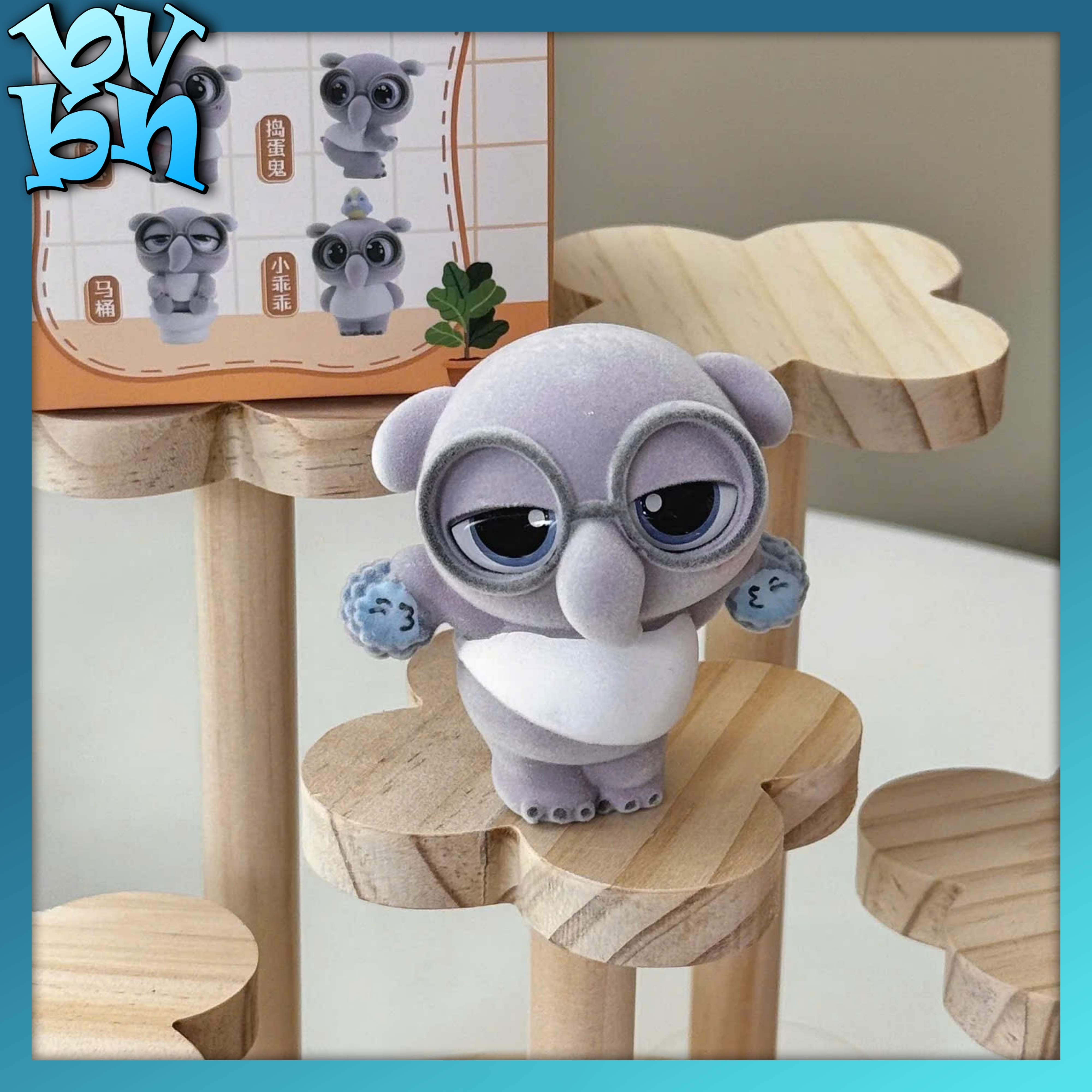 Little Cowardly Malayan Tapir Flocking Figure Blindbox Series