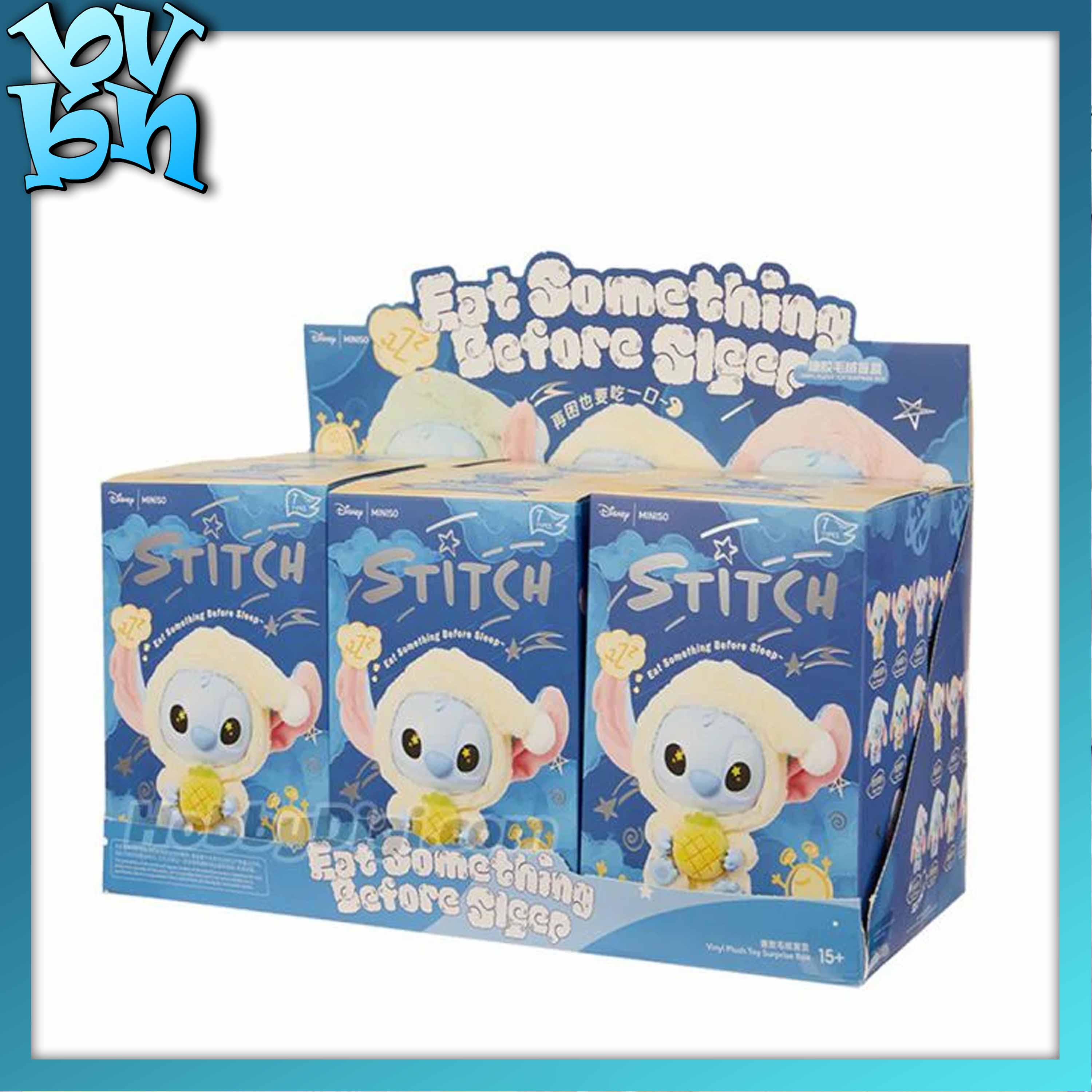 Disney Stitch Eat Something Before Sleep Vinyl Plush Blindbox Series