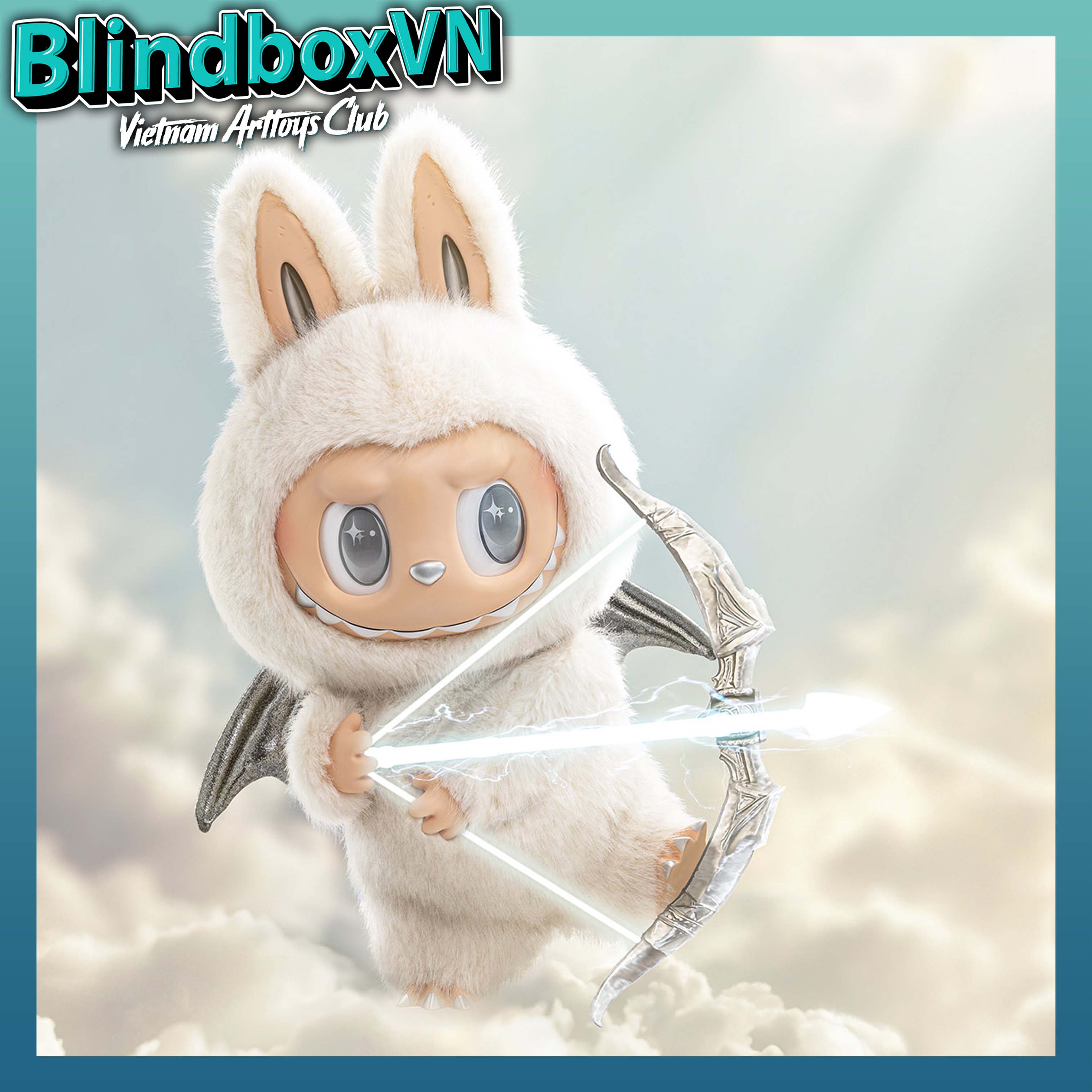 The Monsters Labubu Zimomo Angel in Clouds The Monsters Labubu Zimomo Angel in Clouds