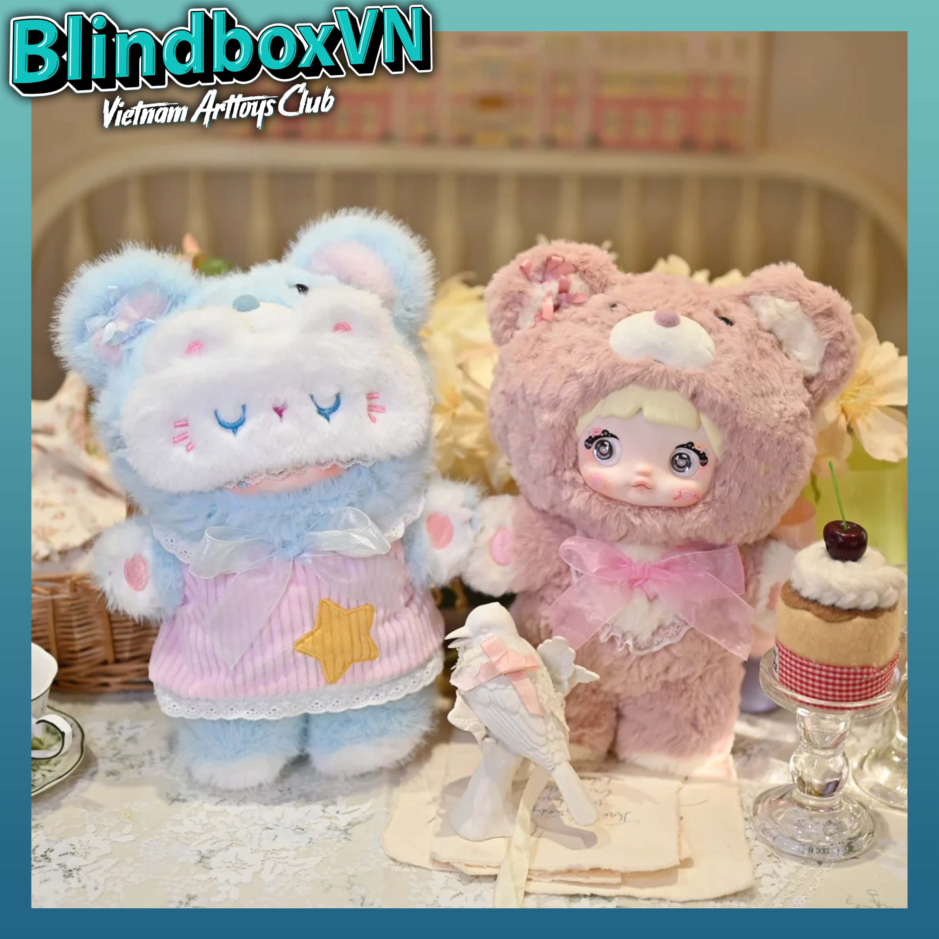 Nommi 400% Series Good Night Bear Blind Box Plush Doll