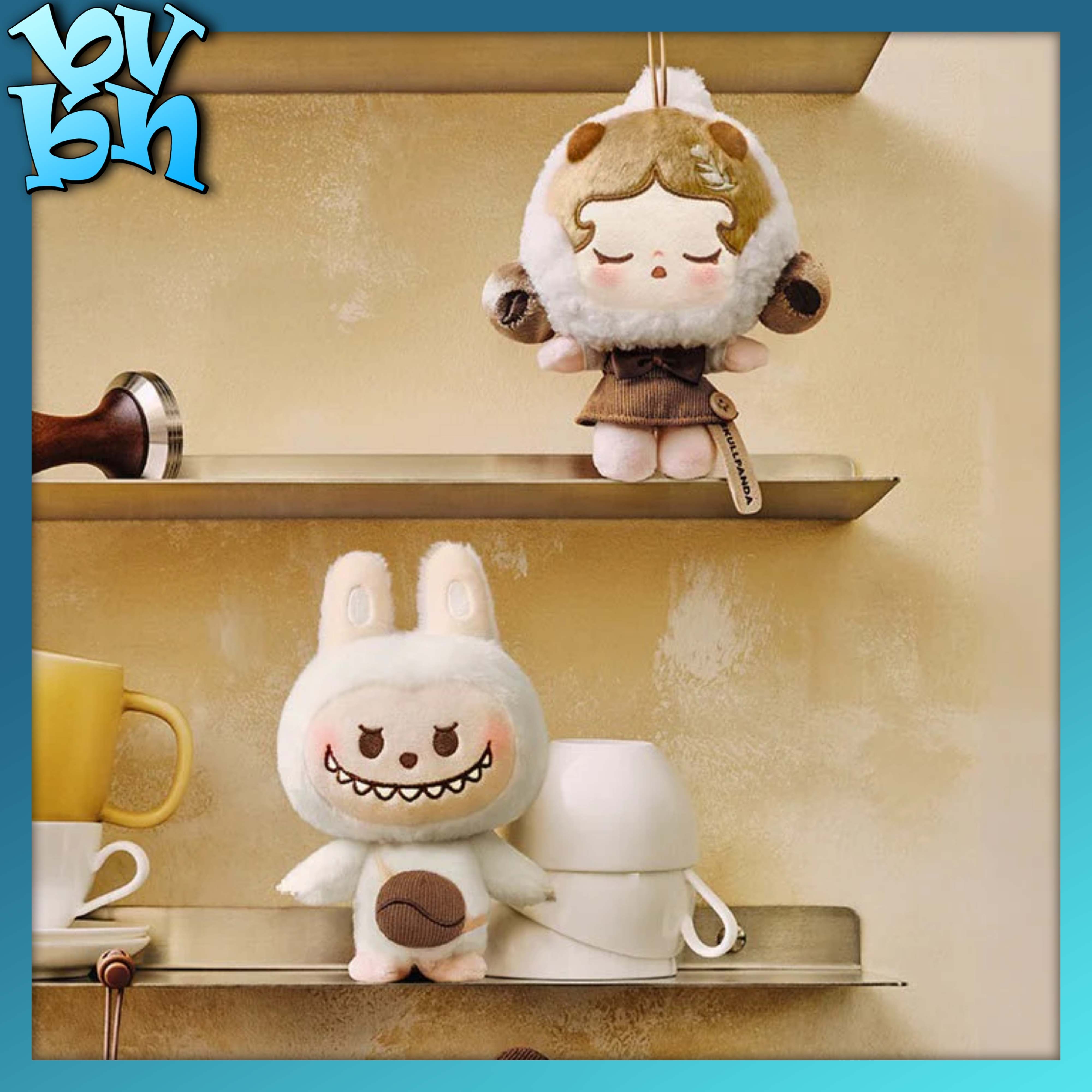POP BEAN Coffee Factory Series-Plush Pendant