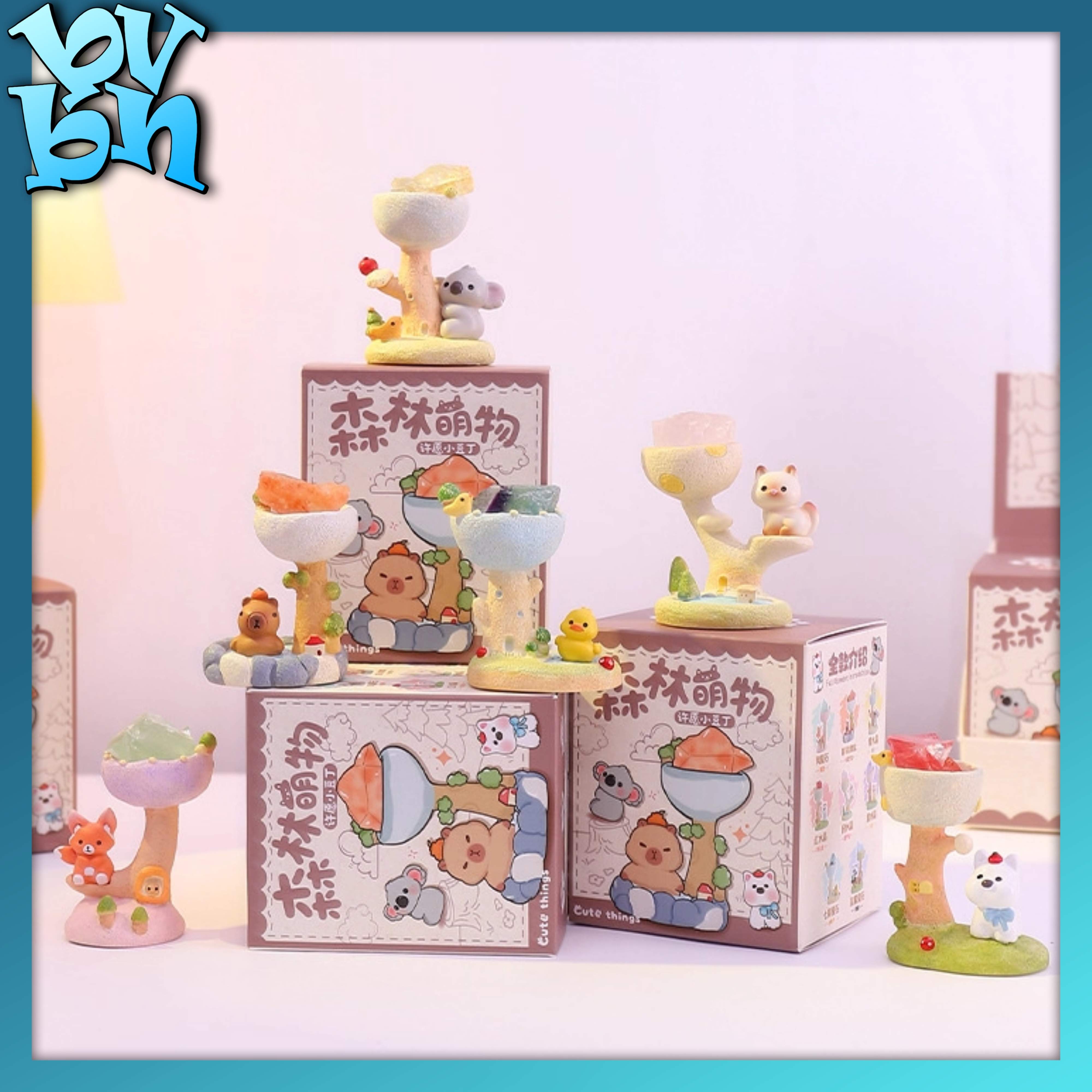 Forest Cutie Wishing Little Bean Blindbox Series Đá Năng Lượng