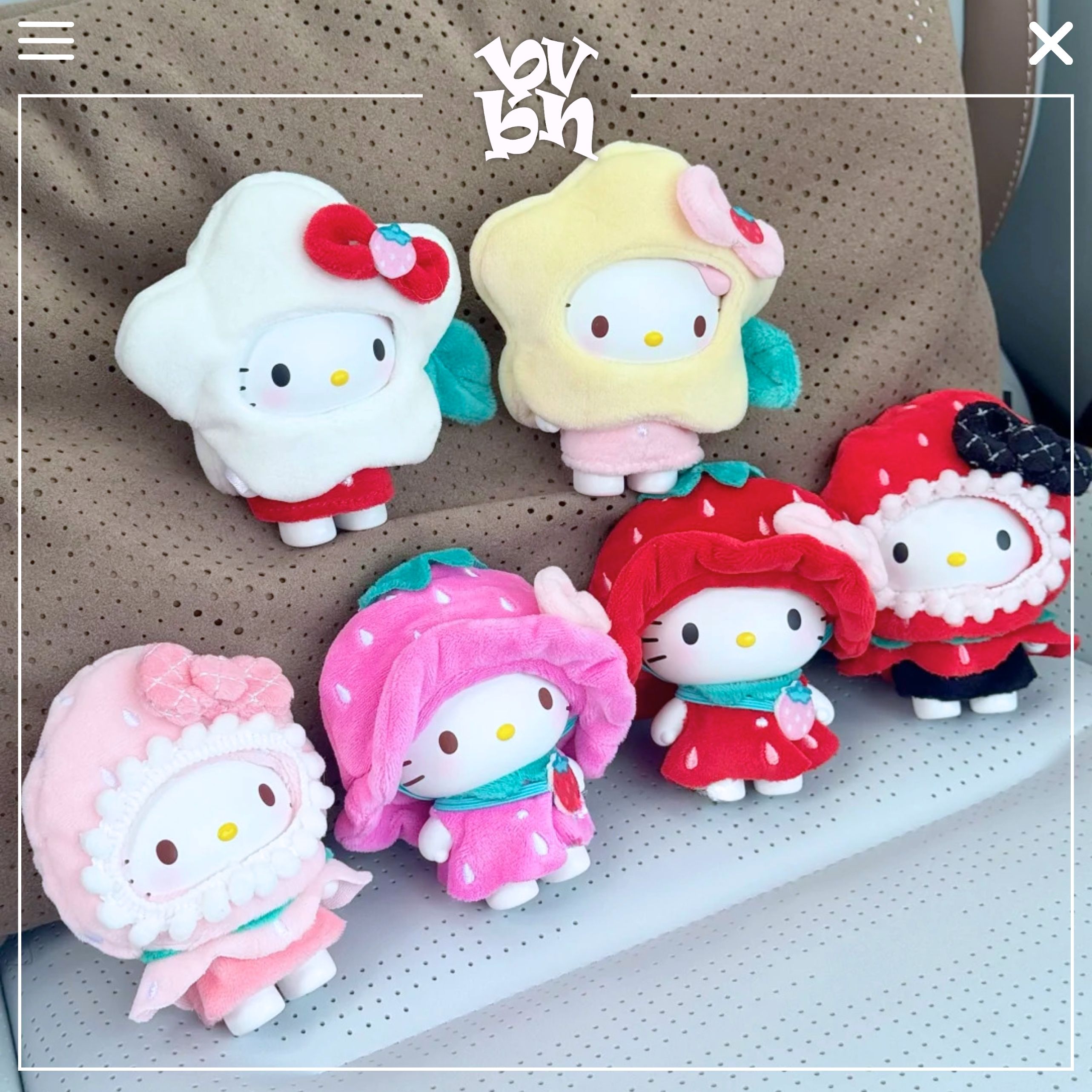 Hello Kitty Strawberry Kindergarten Series Blindbox