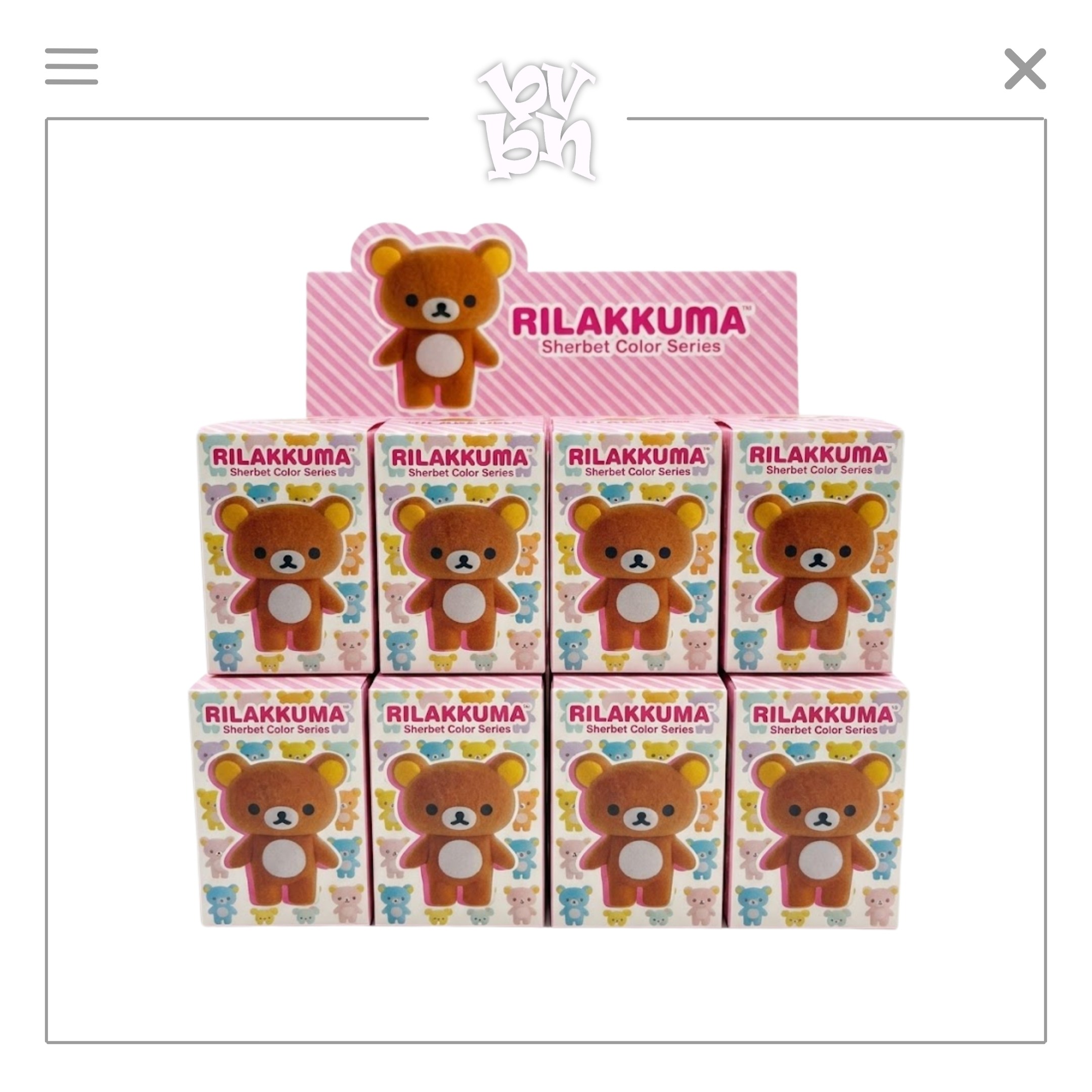 Rilakkuma Sherbet Color Series Blindbox X11