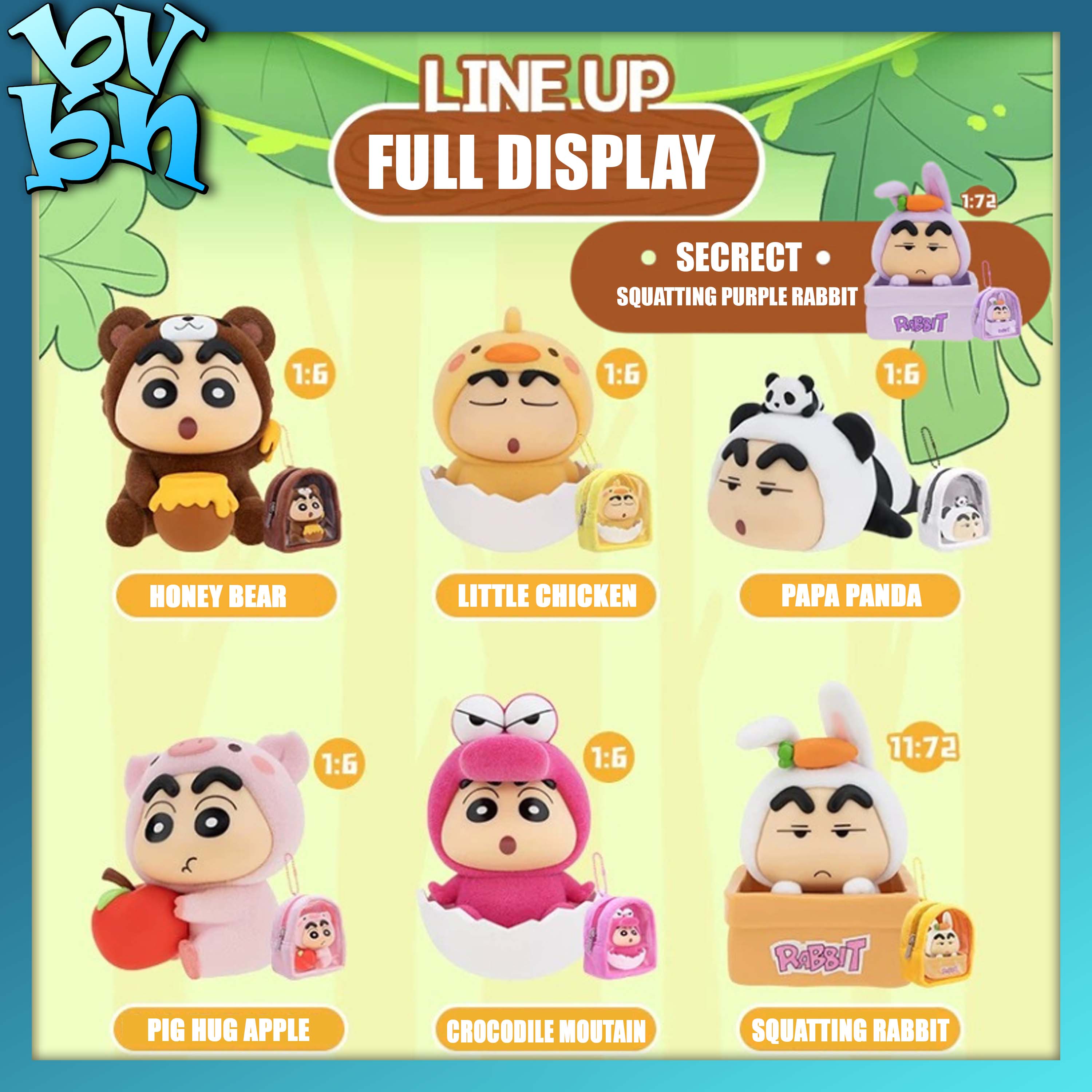 Shin Chan Adventure In Jungle Blindbox