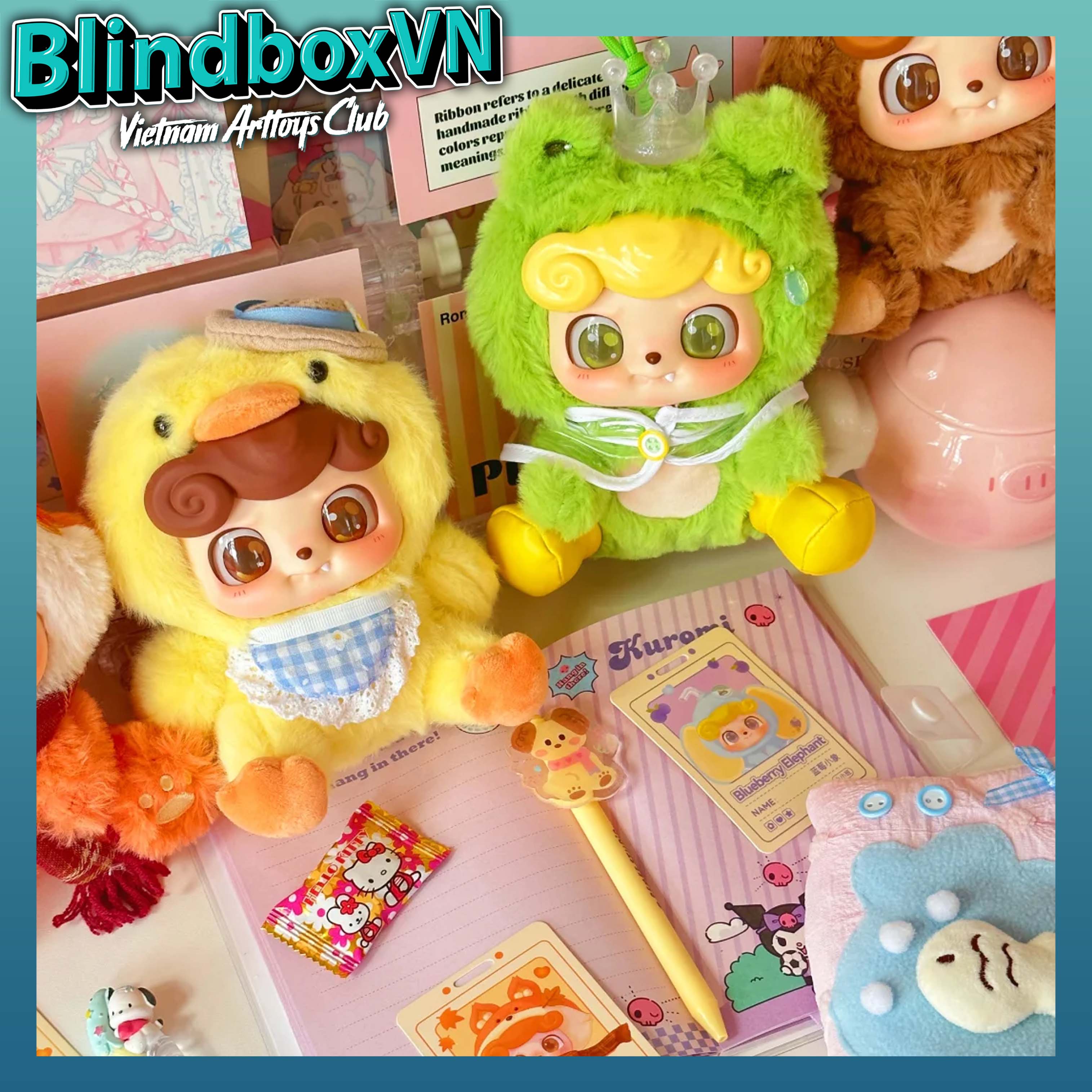 Q Kid Animal Pre-school Series Plush Blind Box