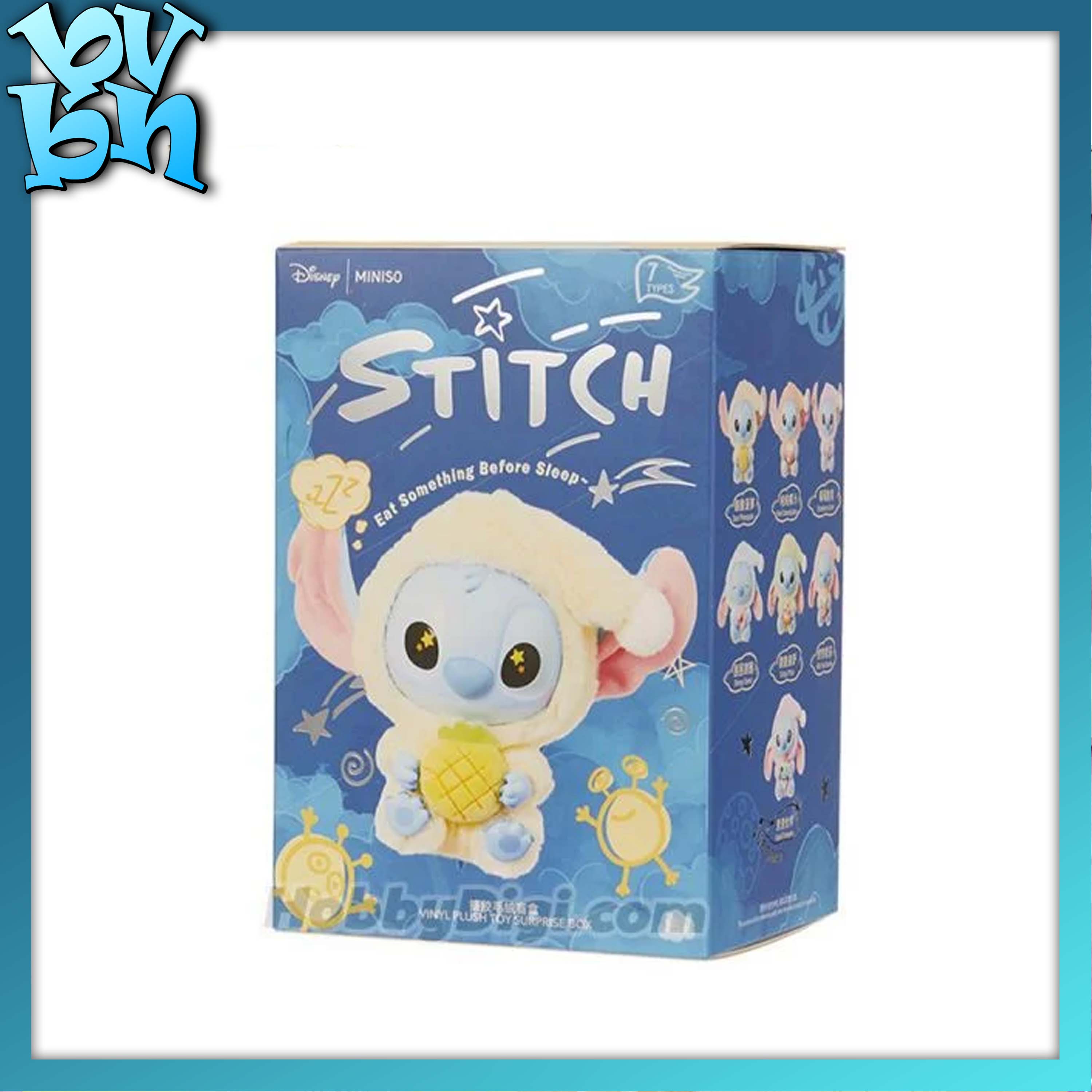Disney Stitch Eat Something Before Sleep Vinyl Plush Blindbox Series