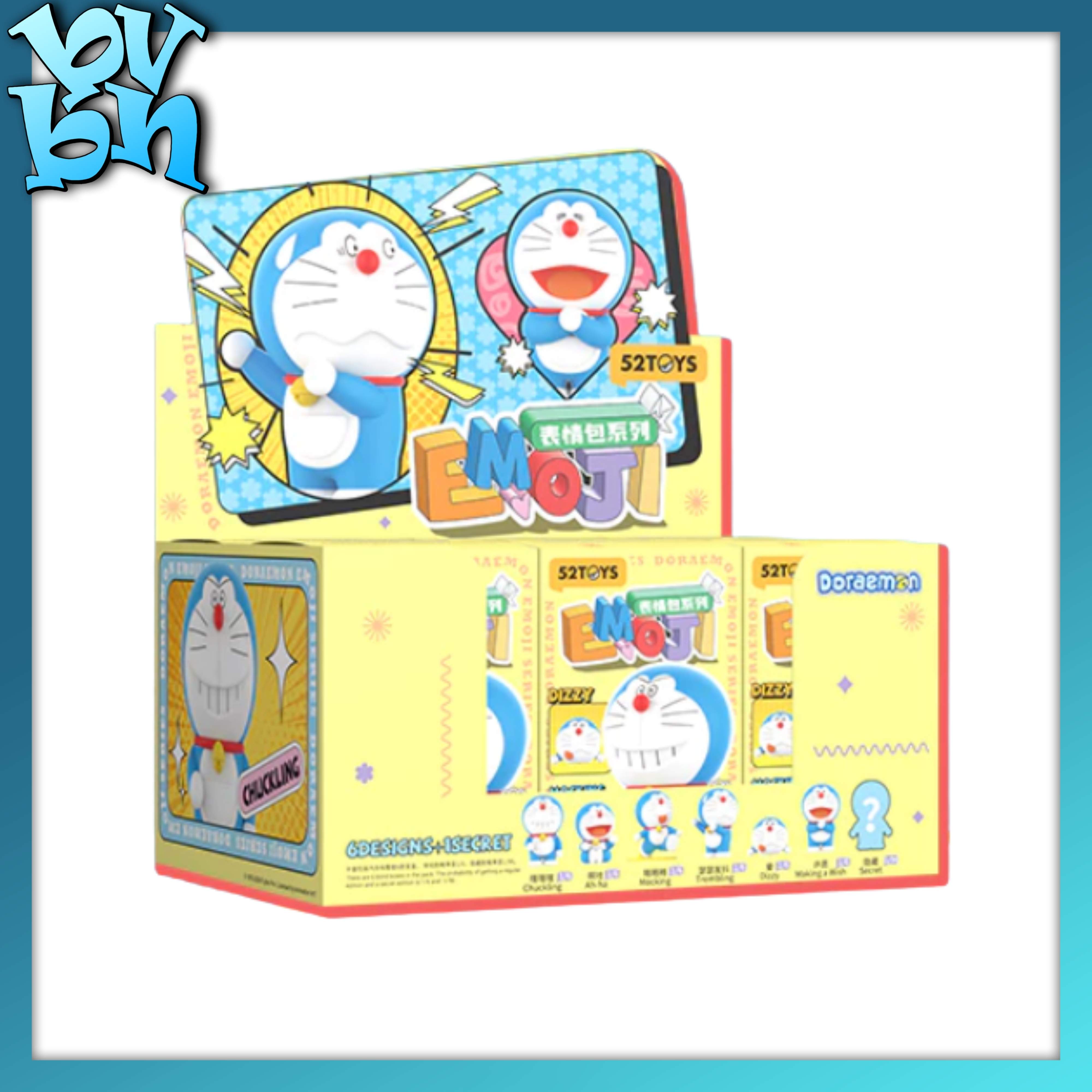 Doraemon Emoji Series Blindbox 52TOYS