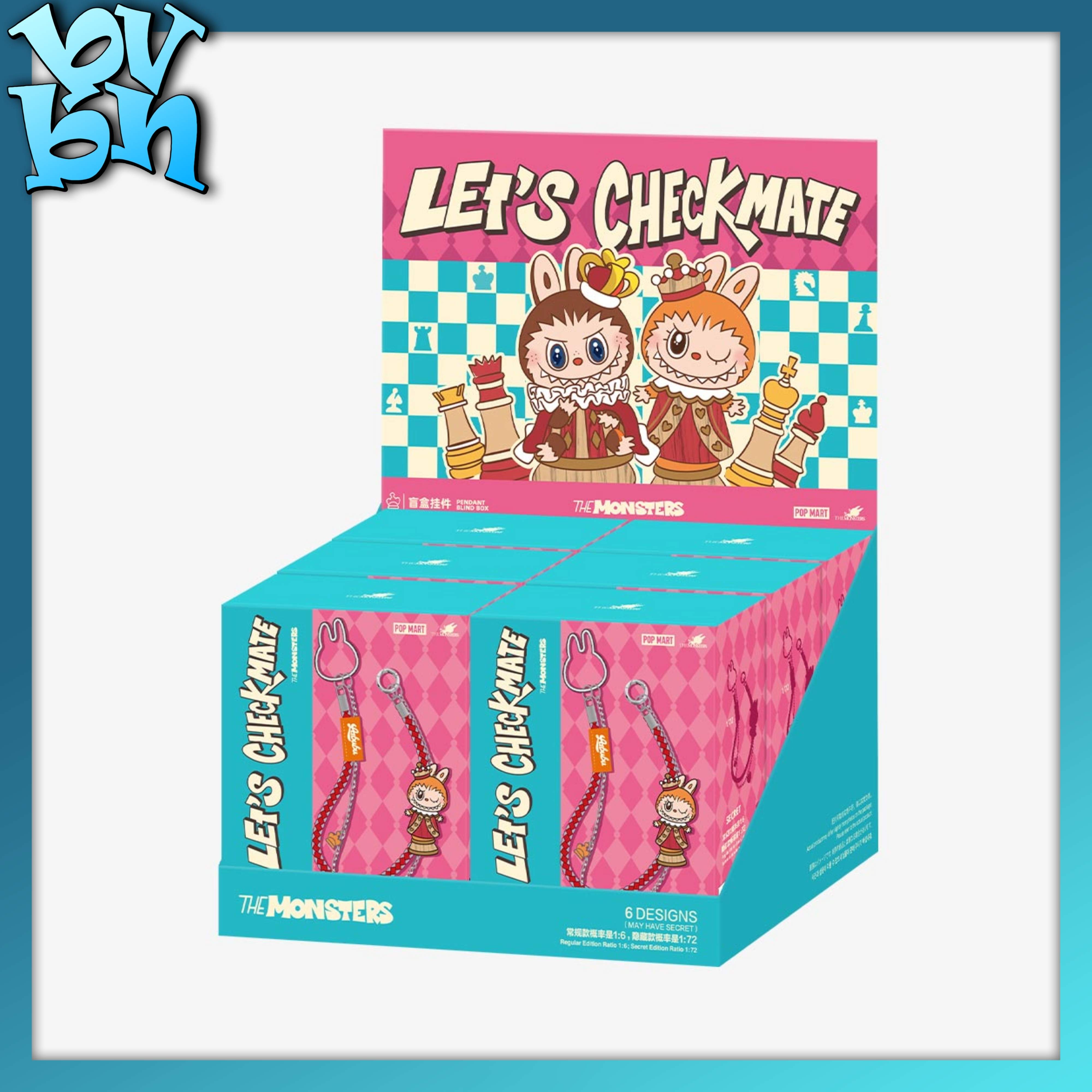 THE MONSTERS Let's Checkmate Series- Pendant Blind Box