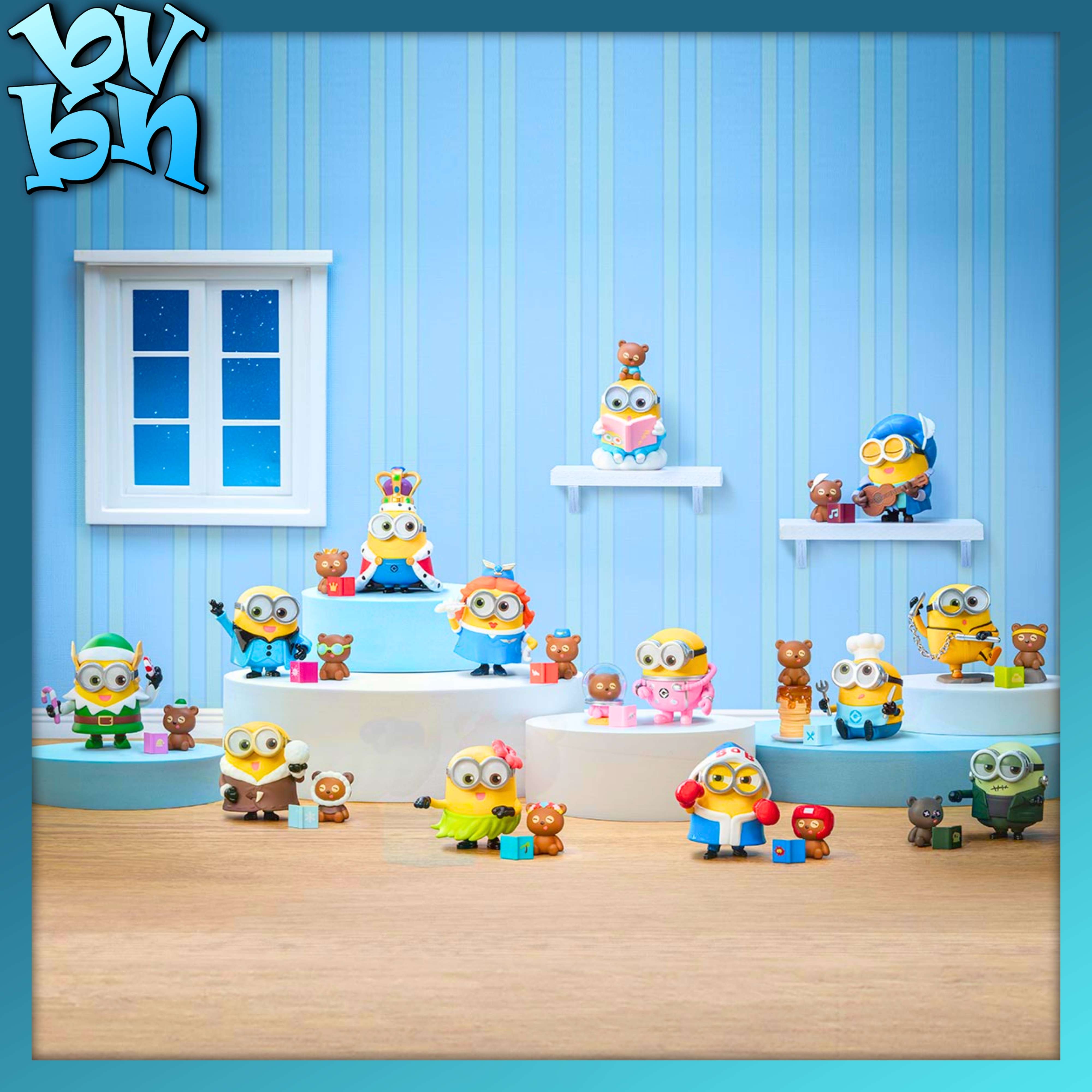 POP MART Minions Bedtime Stories by Bob and Tim Series Figures