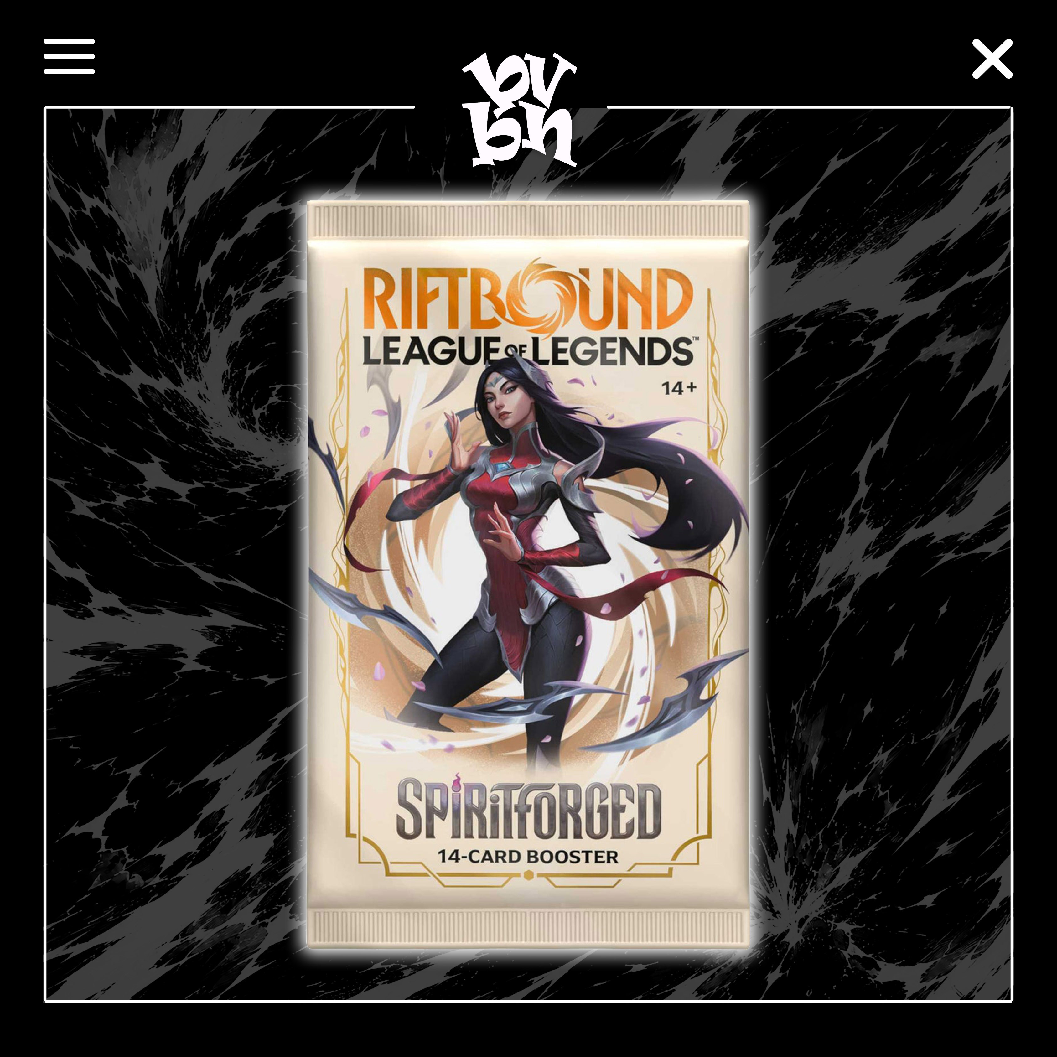 Riftbound: League of Legends Trading Card Game SpiritForged Booster Pack - English