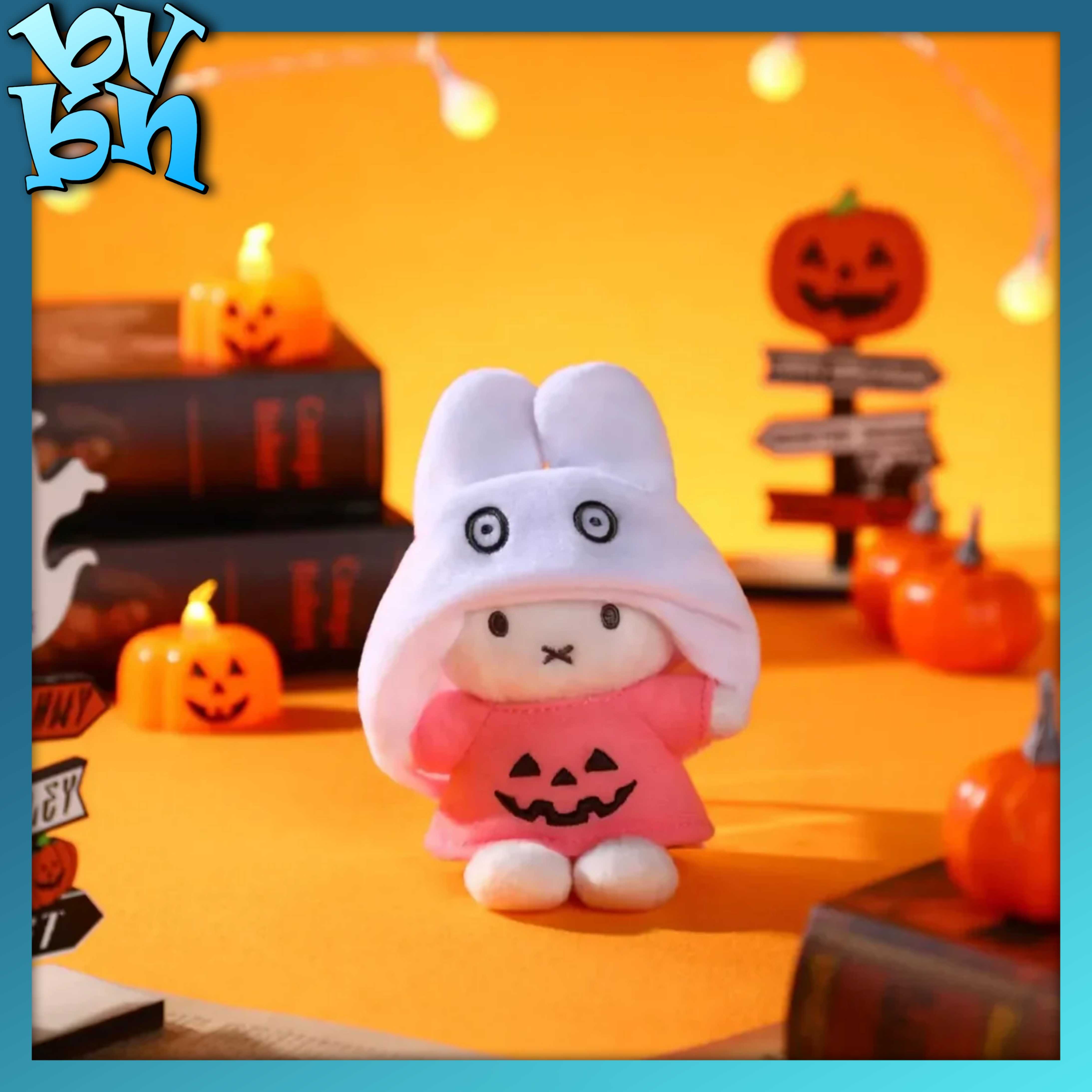 Miffy Rabbit Halloween Plush Keychain Blindbox Series