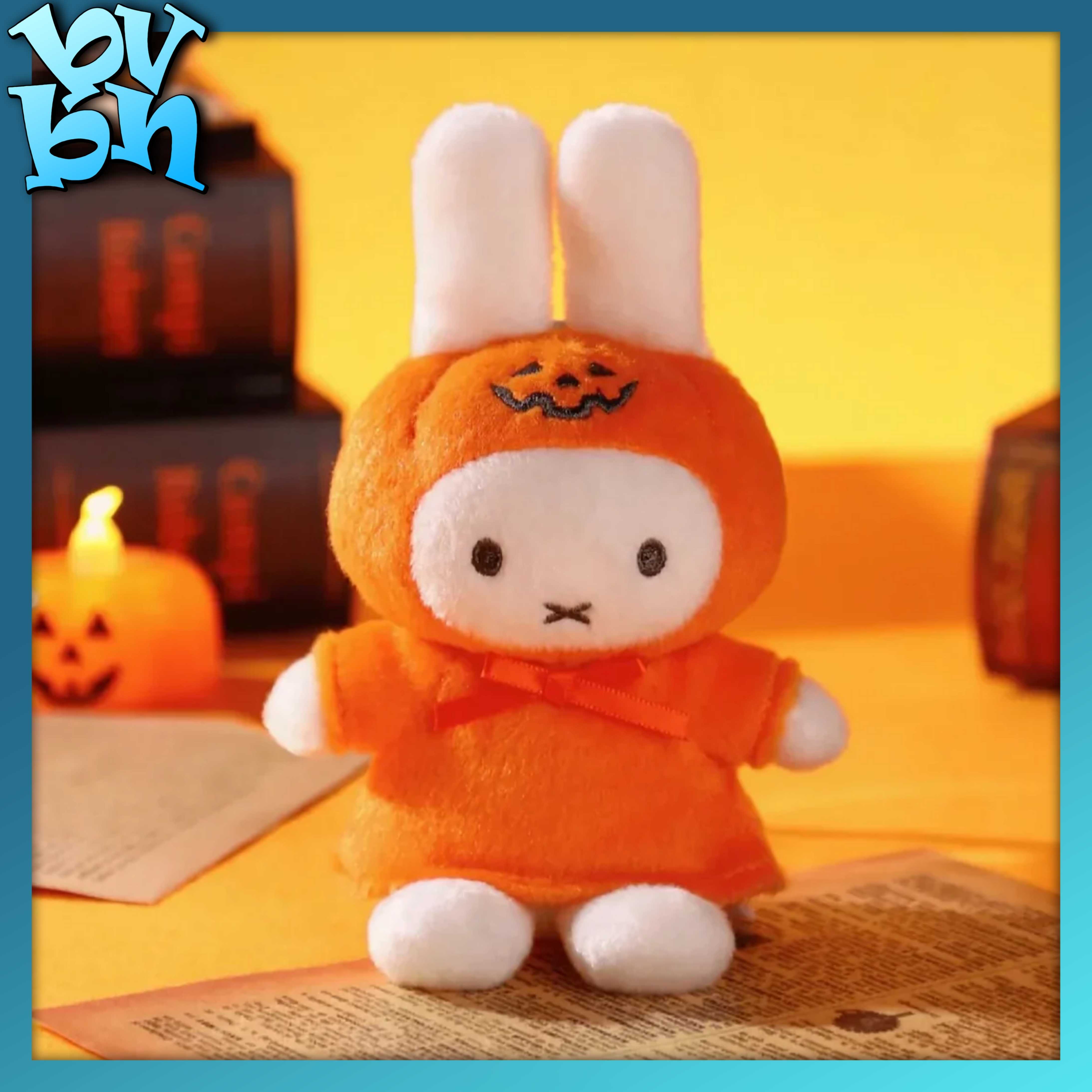 Miffy Rabbit Halloween Plush Keychain Blindbox Series