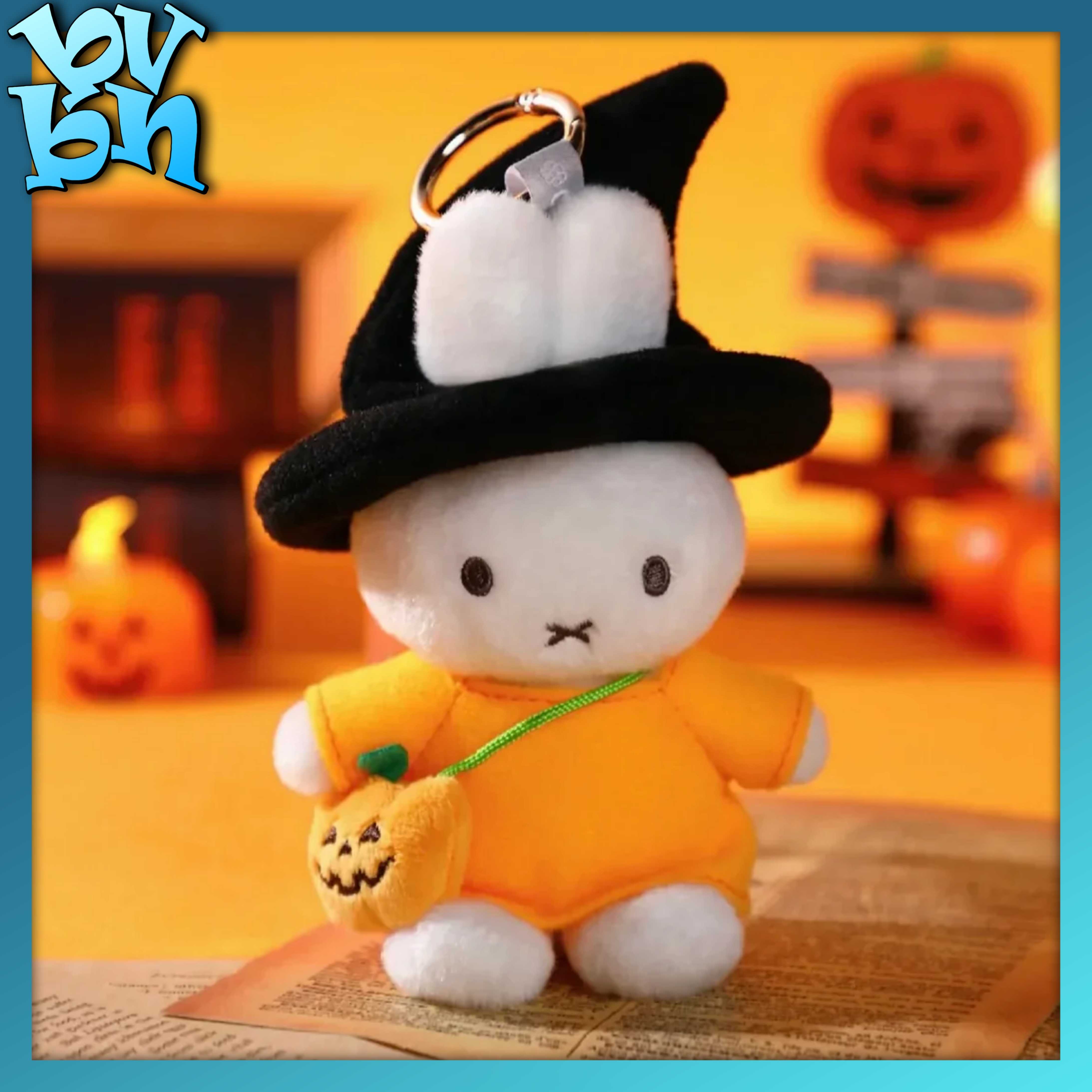 Miffy Rabbit Halloween Plush Keychain Blindbox Series