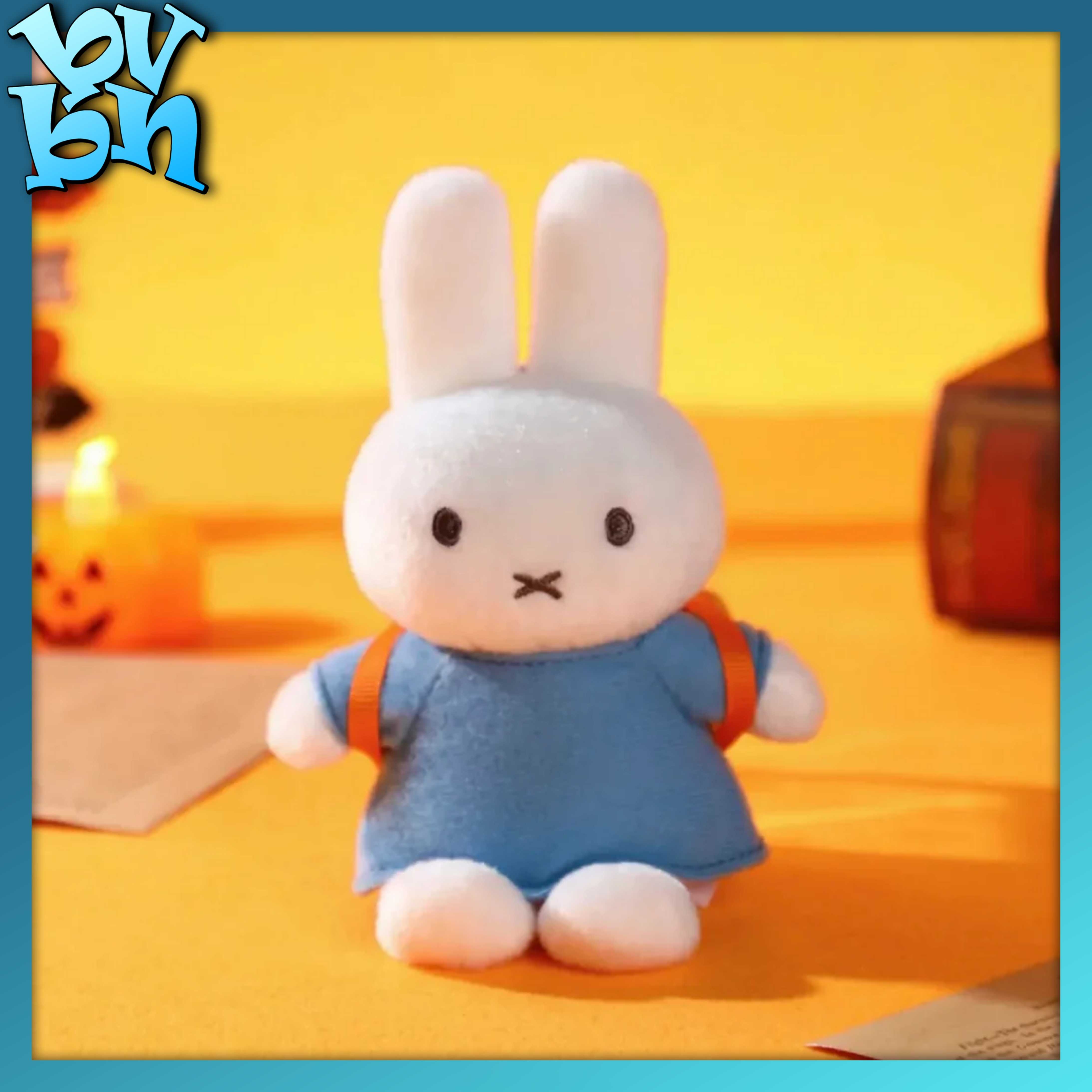 Miffy Rabbit Halloween Plush Keychain Blindbox Series