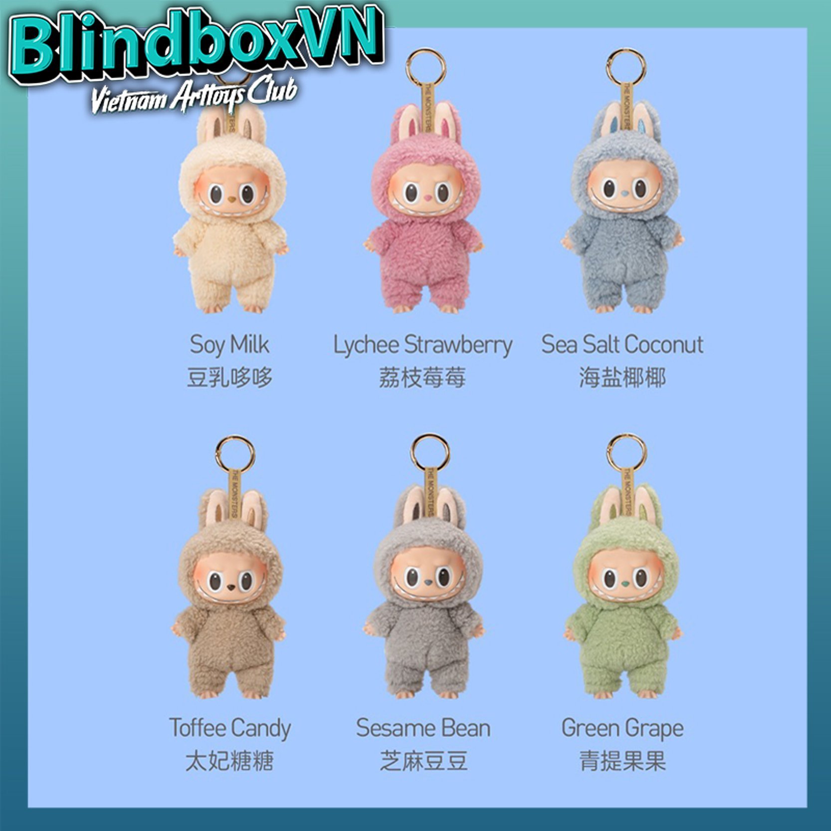 Labub Spring Blind Box Labubu Macaron ( Chính Hãng )