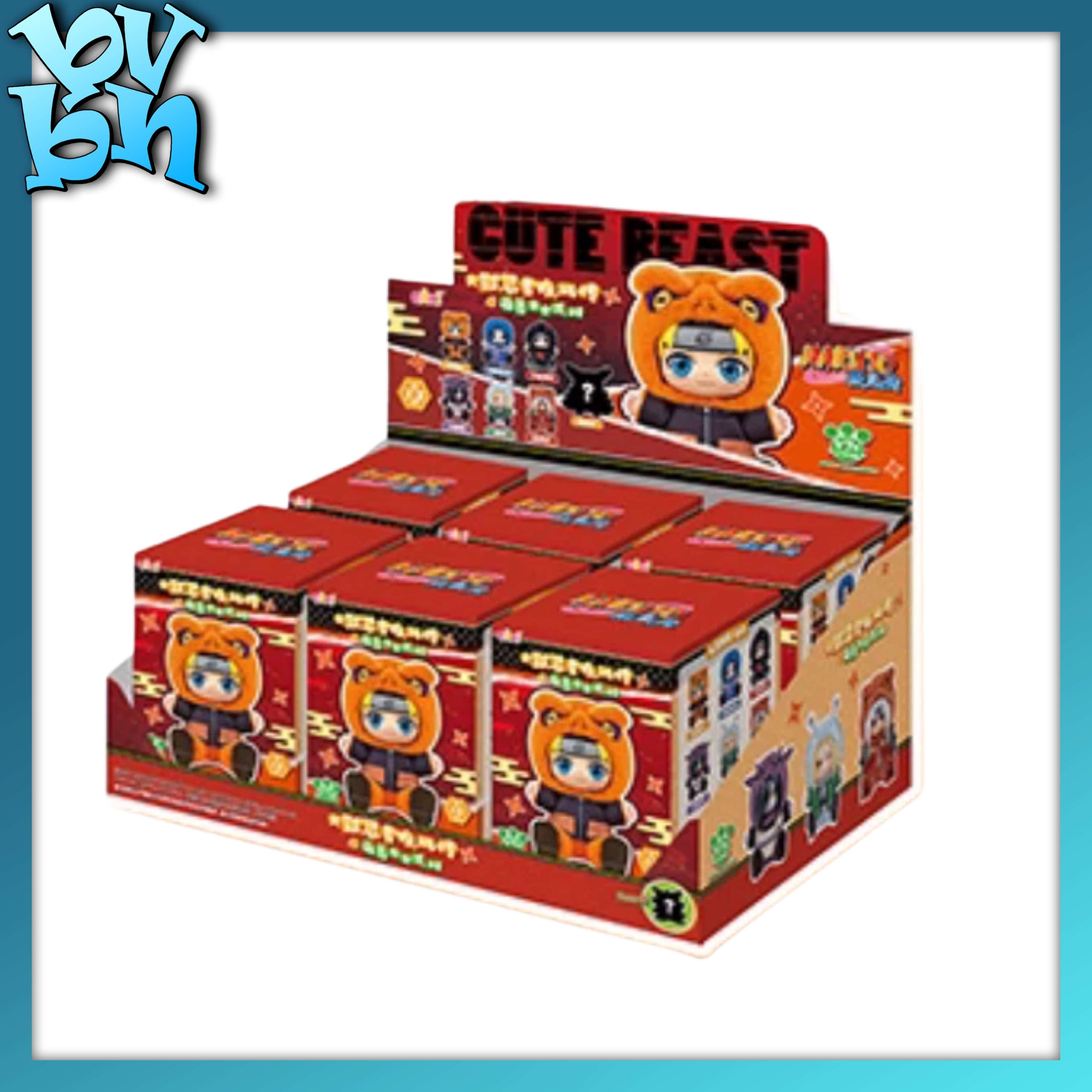 Naruto Beast Party Sitting Series 2 Vinyl Plush Doll Blindbox