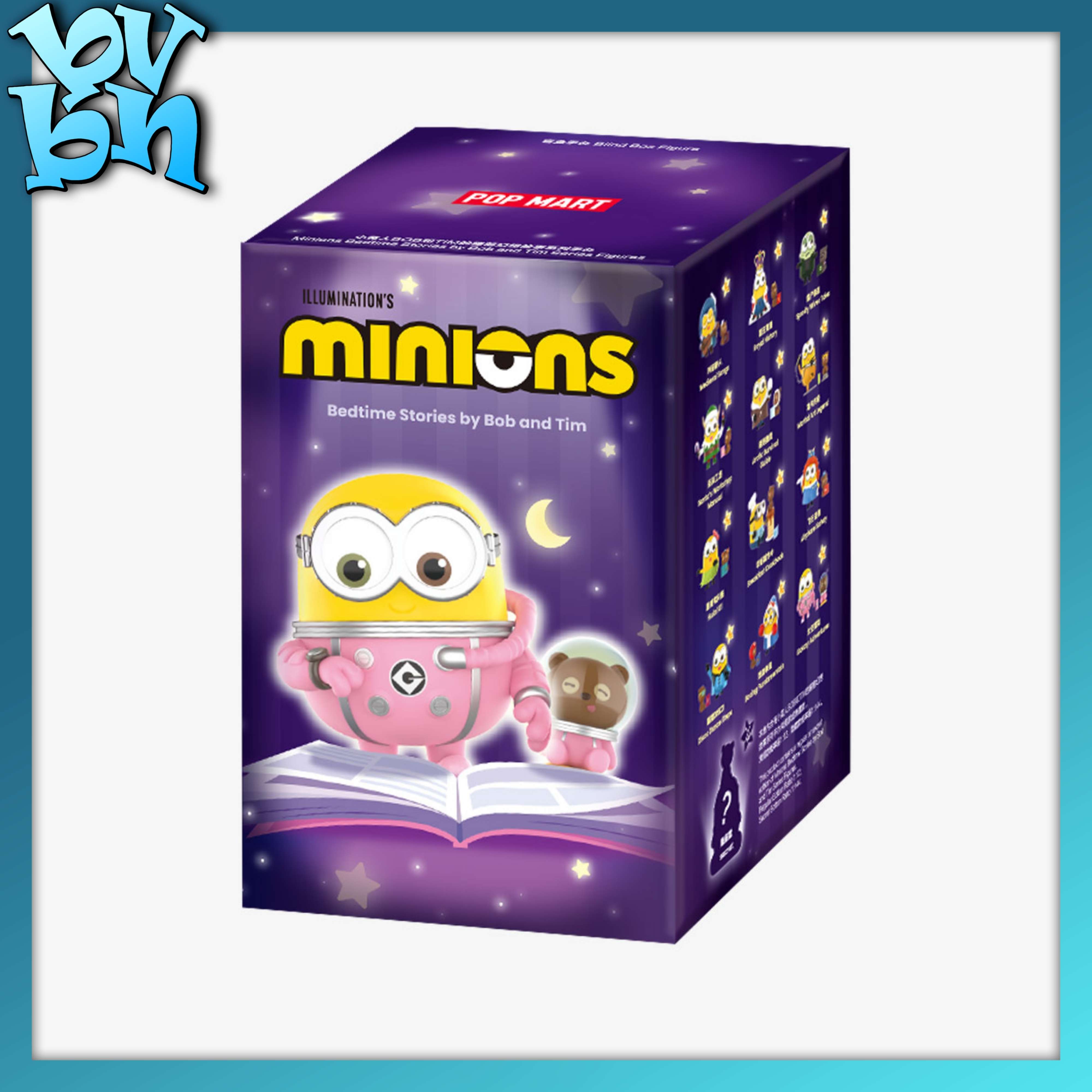 POP MART Minions Bedtime Stories by Bob and Tim Series Figures