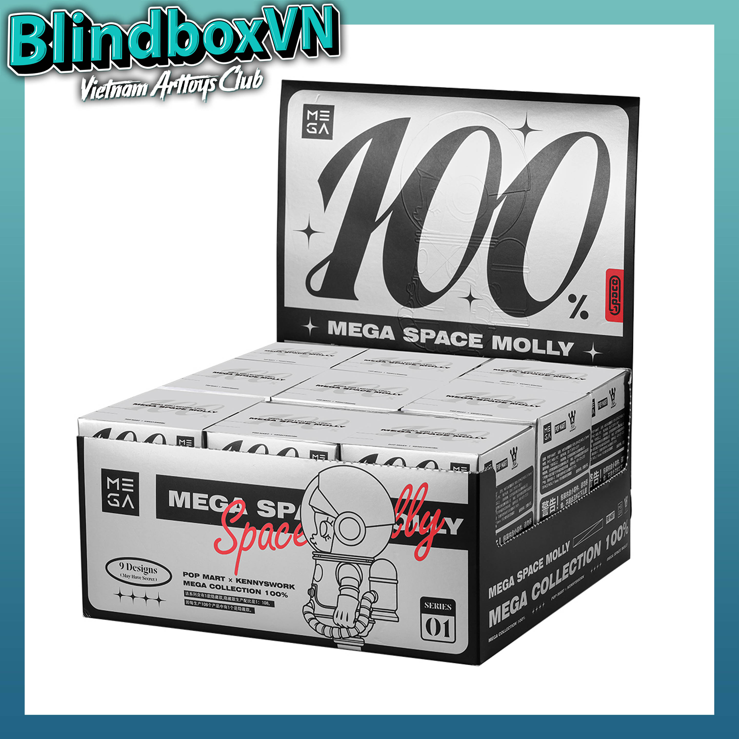 MEGA SPACE MOLLY 100% BLIND BOX SERIES 1