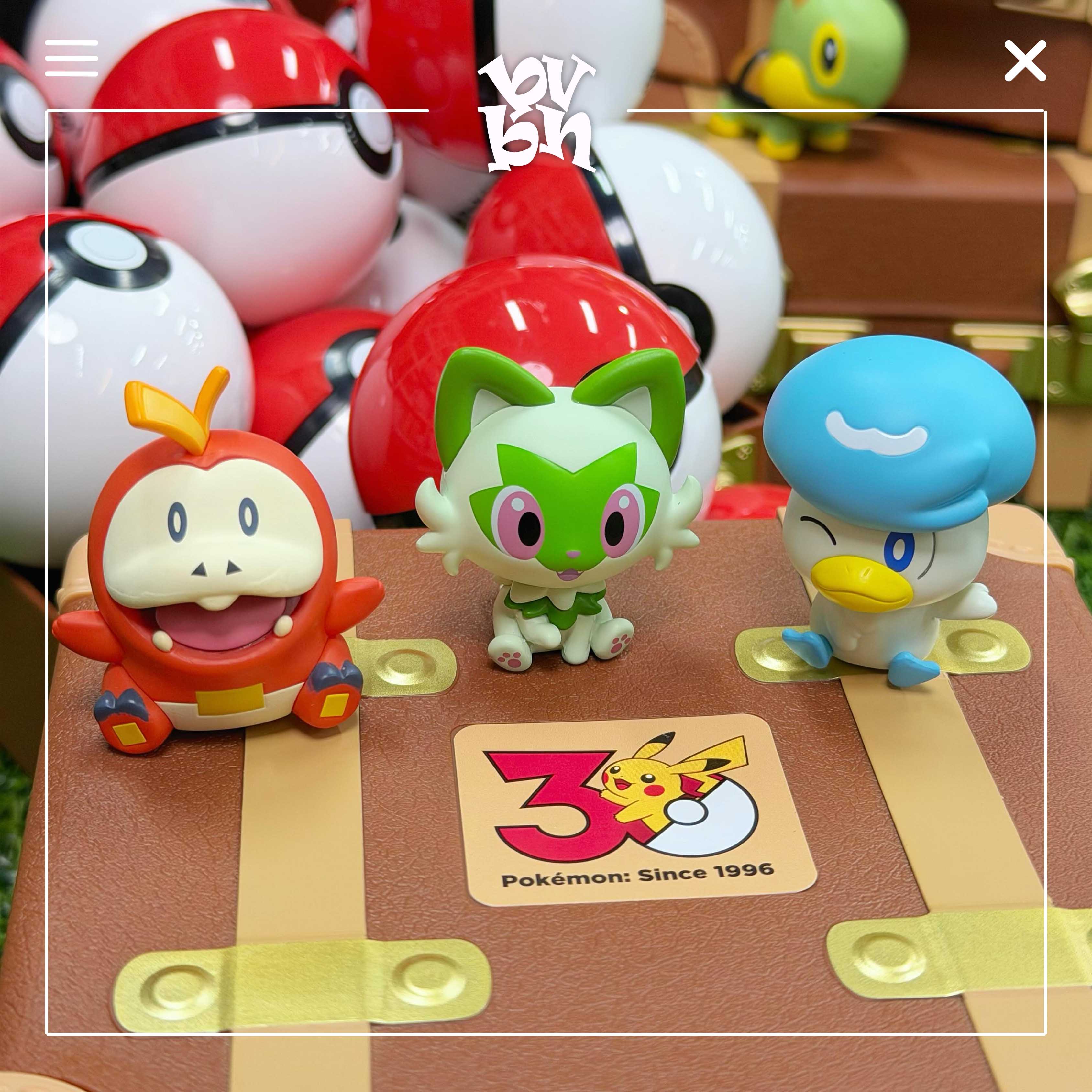 Pokémon Palmsize Wonders 30th Anniv First Partner Series Blind Box Funism