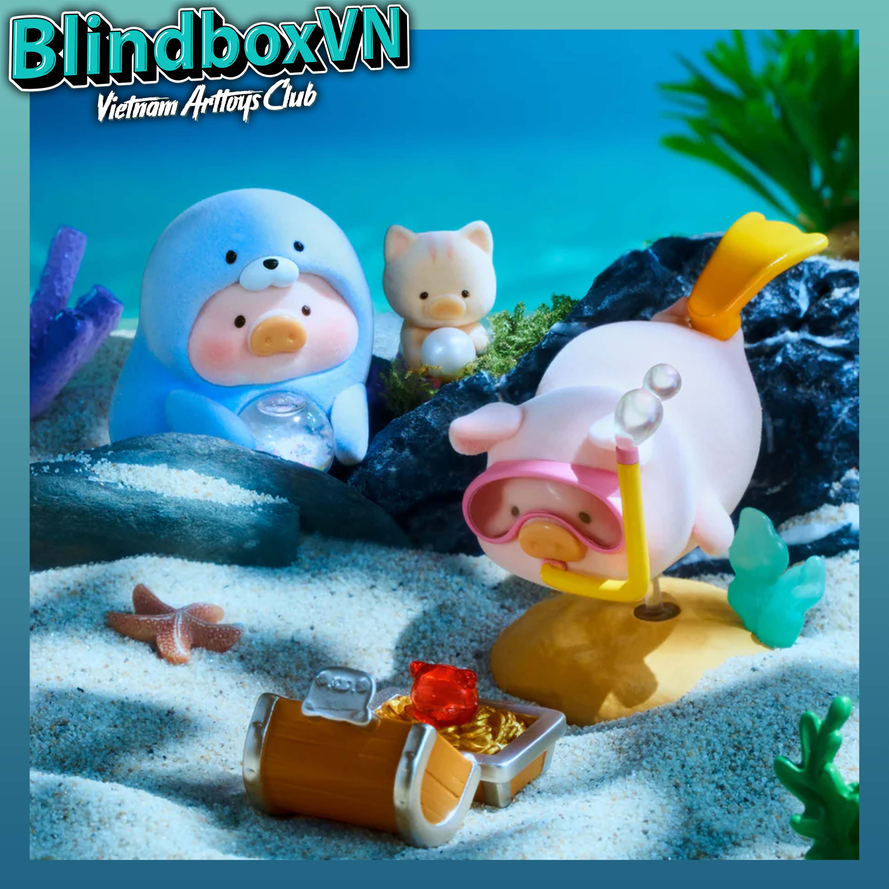 LULU THE PIGGY - OCEAN SERIES BLIND BOX by TOYZEROPLUS