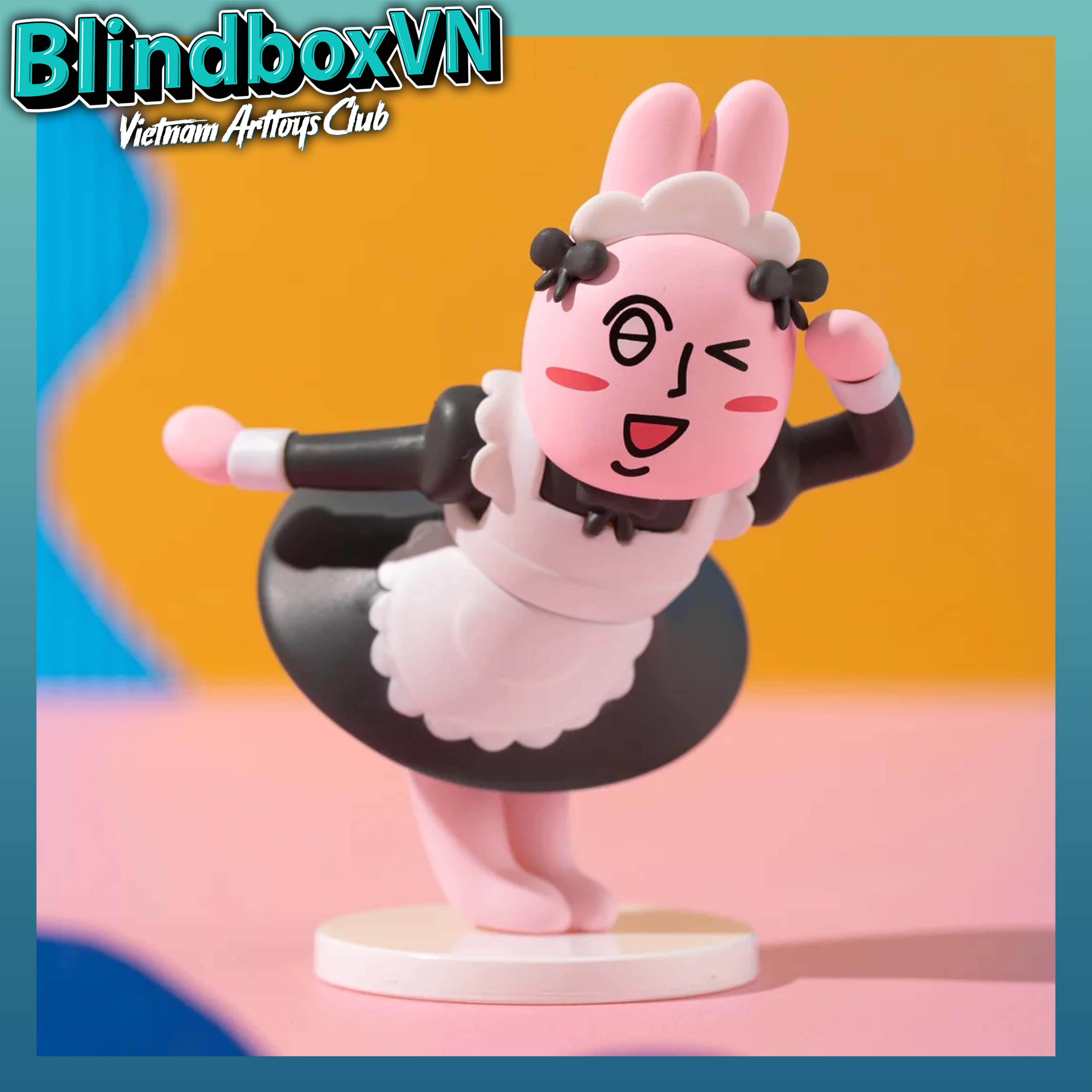 PLZDOT Pink Rabbit My friends Series Blind Box ( Chính Hãng )