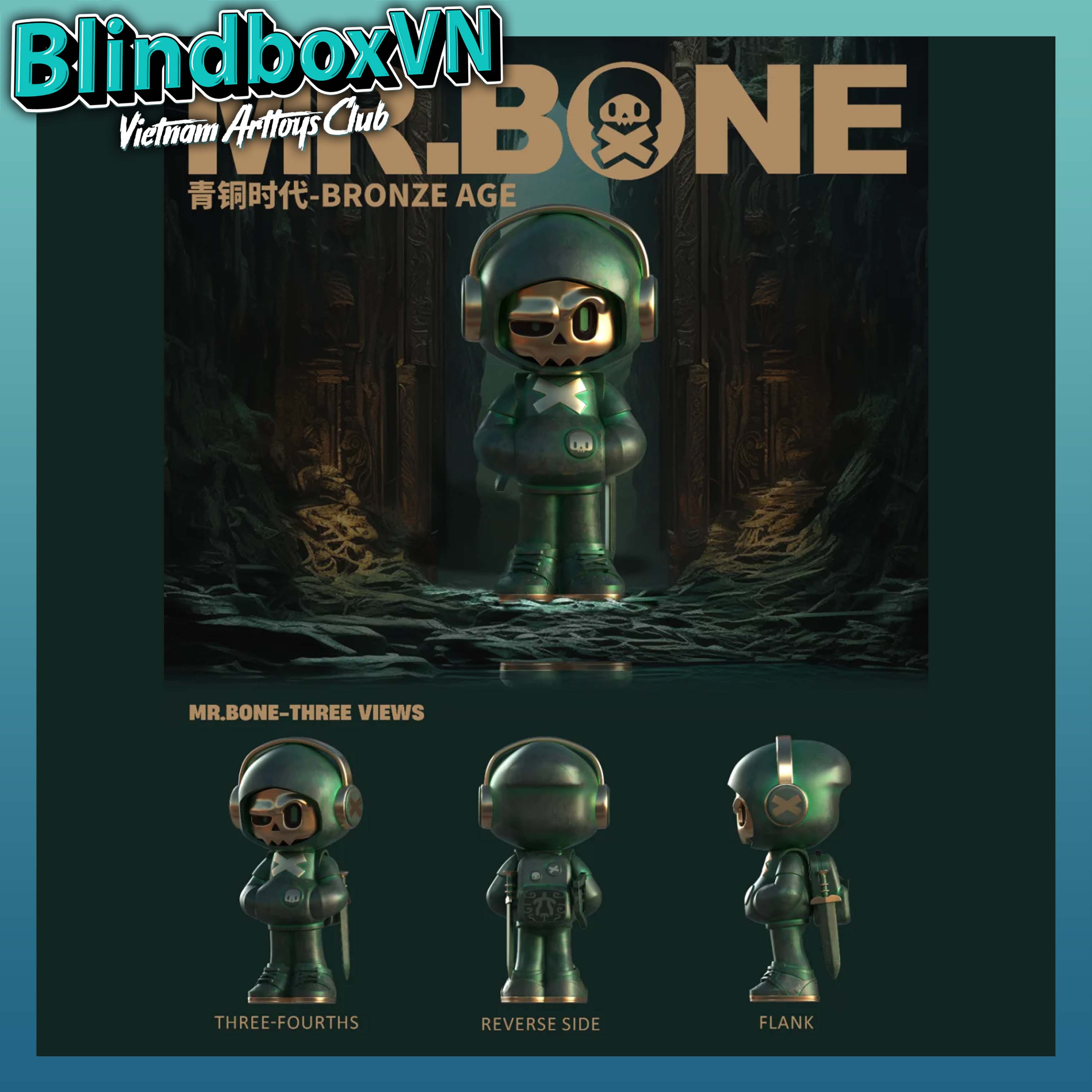 Mr.Bone A Journey Through Time Series 2.0 Blind Box