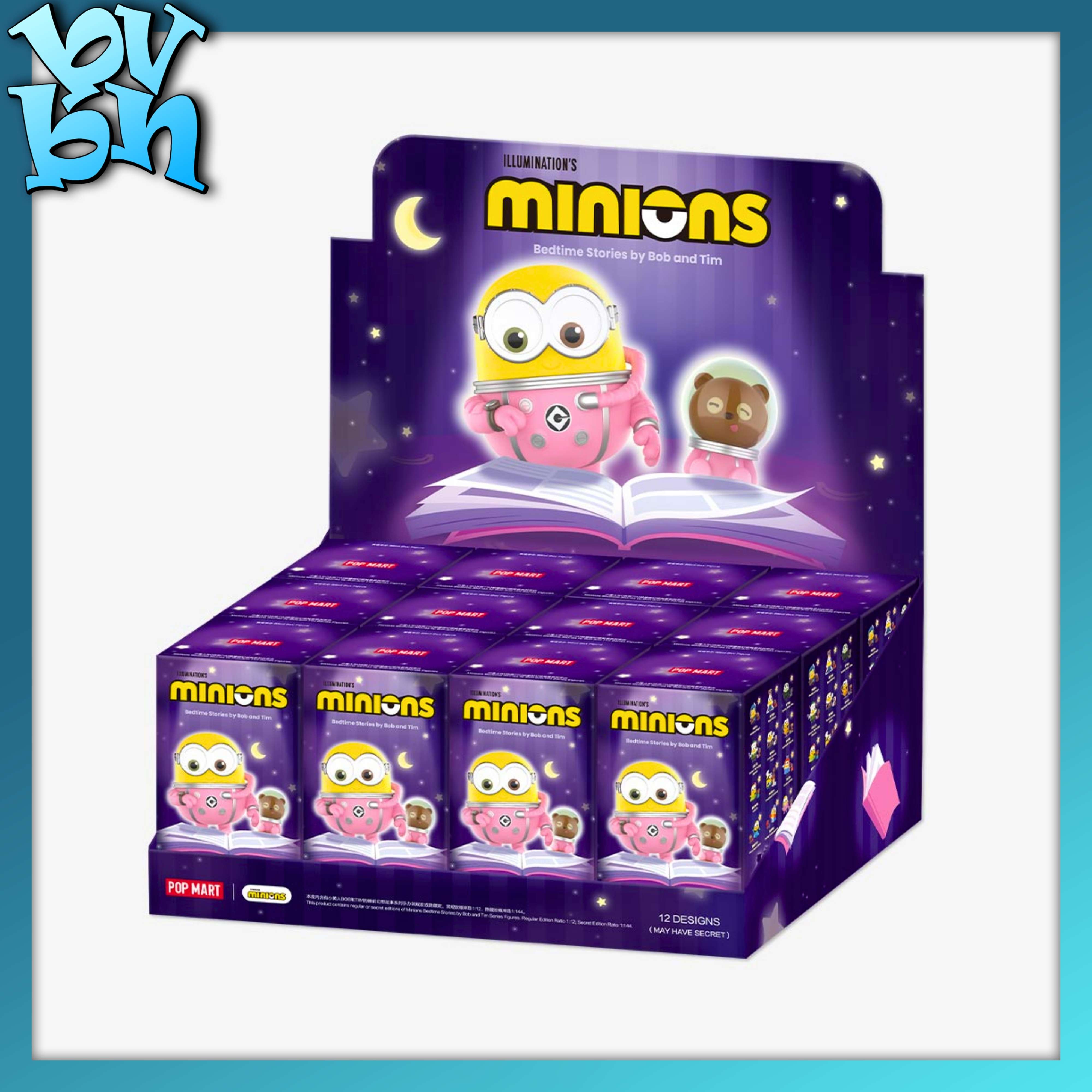 POP MART Minions Bedtime Stories by Bob and Tim Series Figures