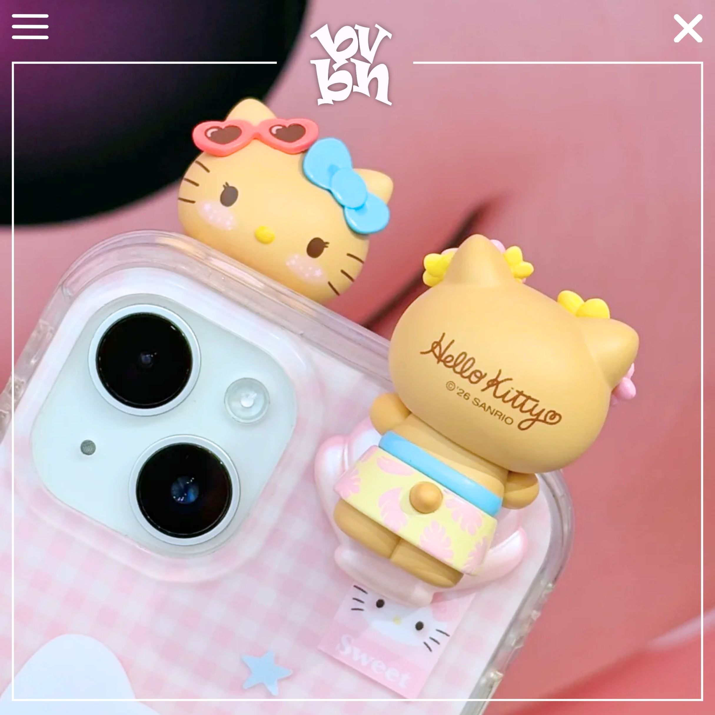 Hippers Hello Kitty Let's Go to the Beach Series Cute Beans Blindbox Series
