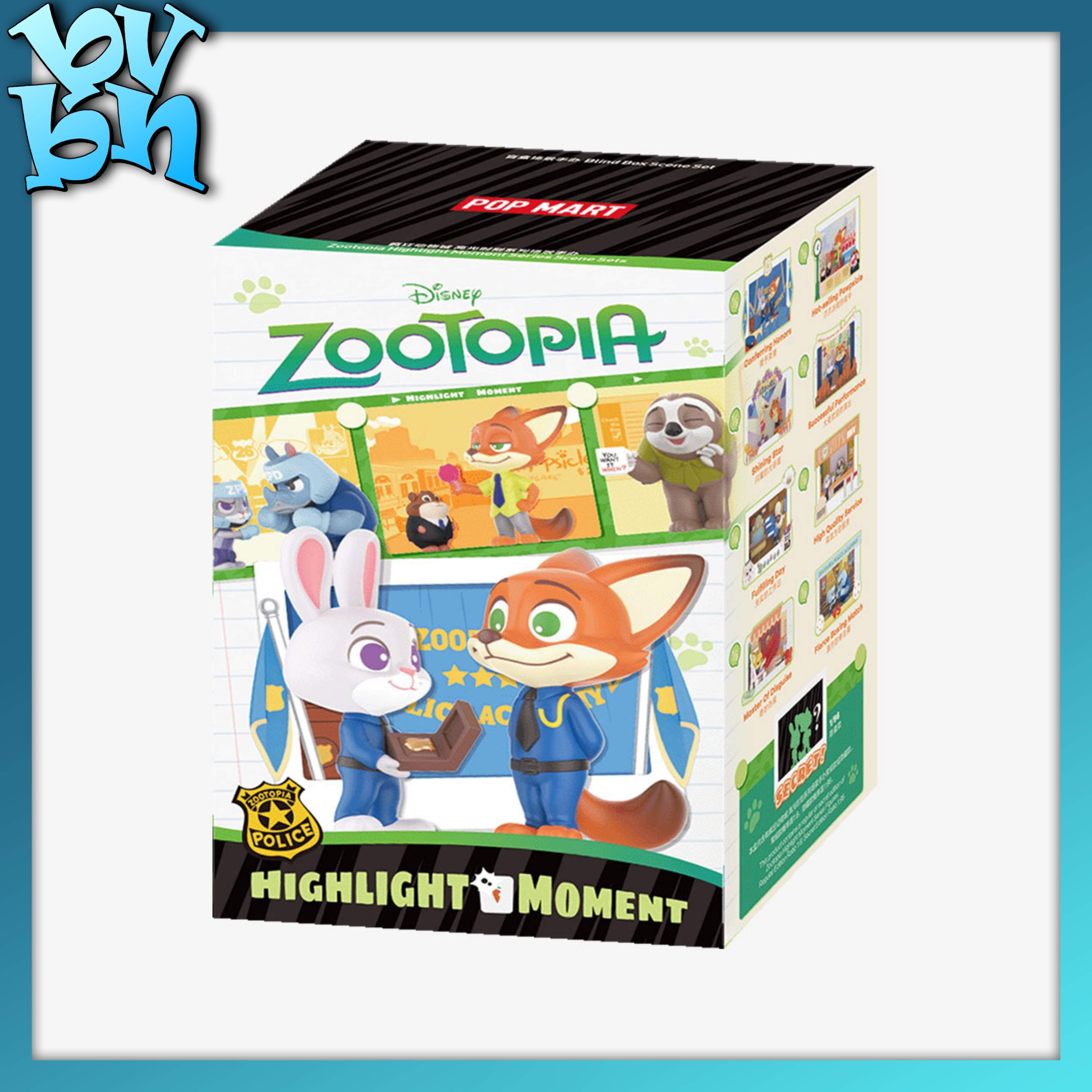 Zootopia Highlight Moment Series Scene POP MART