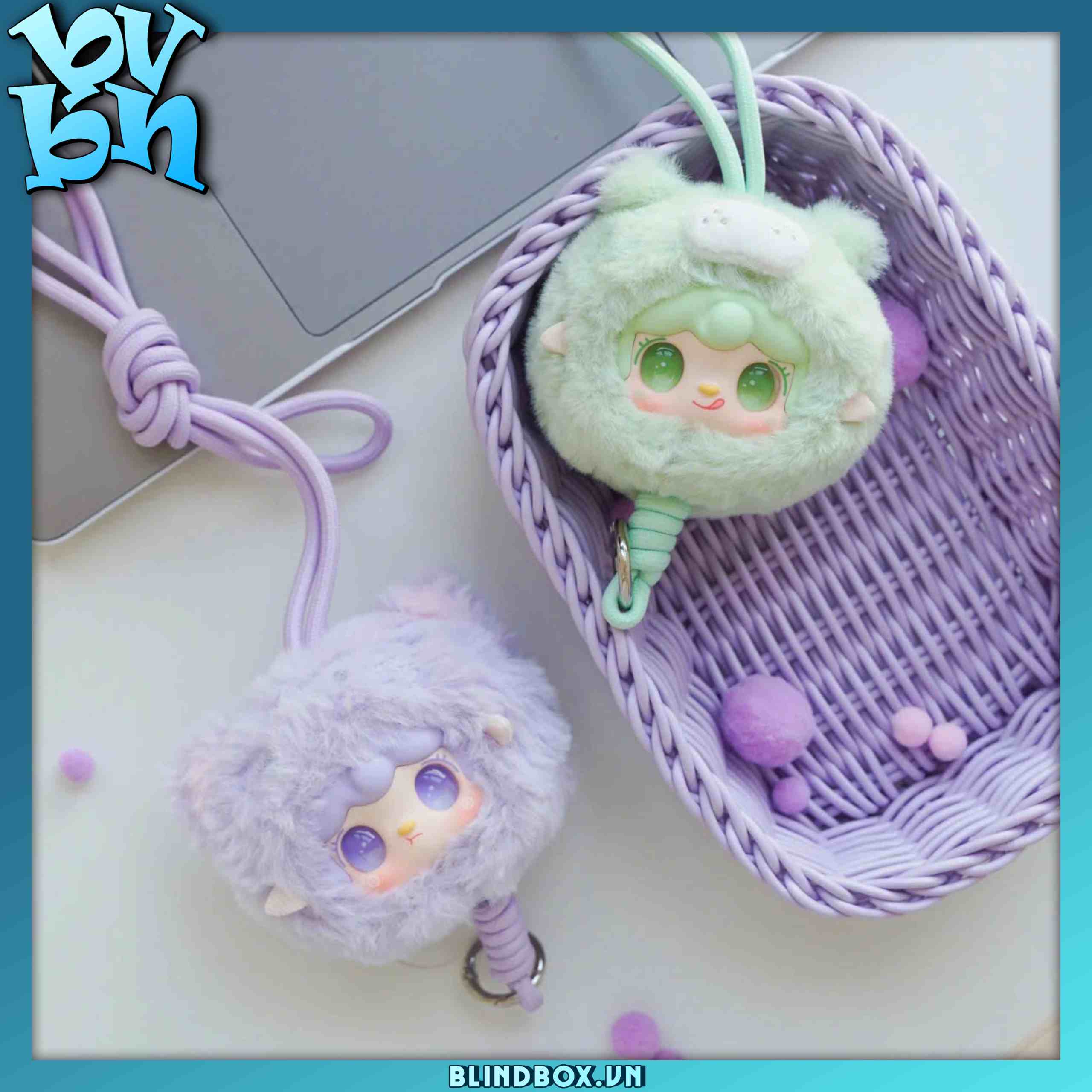 YOOKI V7 Mini Zoo Phone Lanyard Plush Series Blind Box