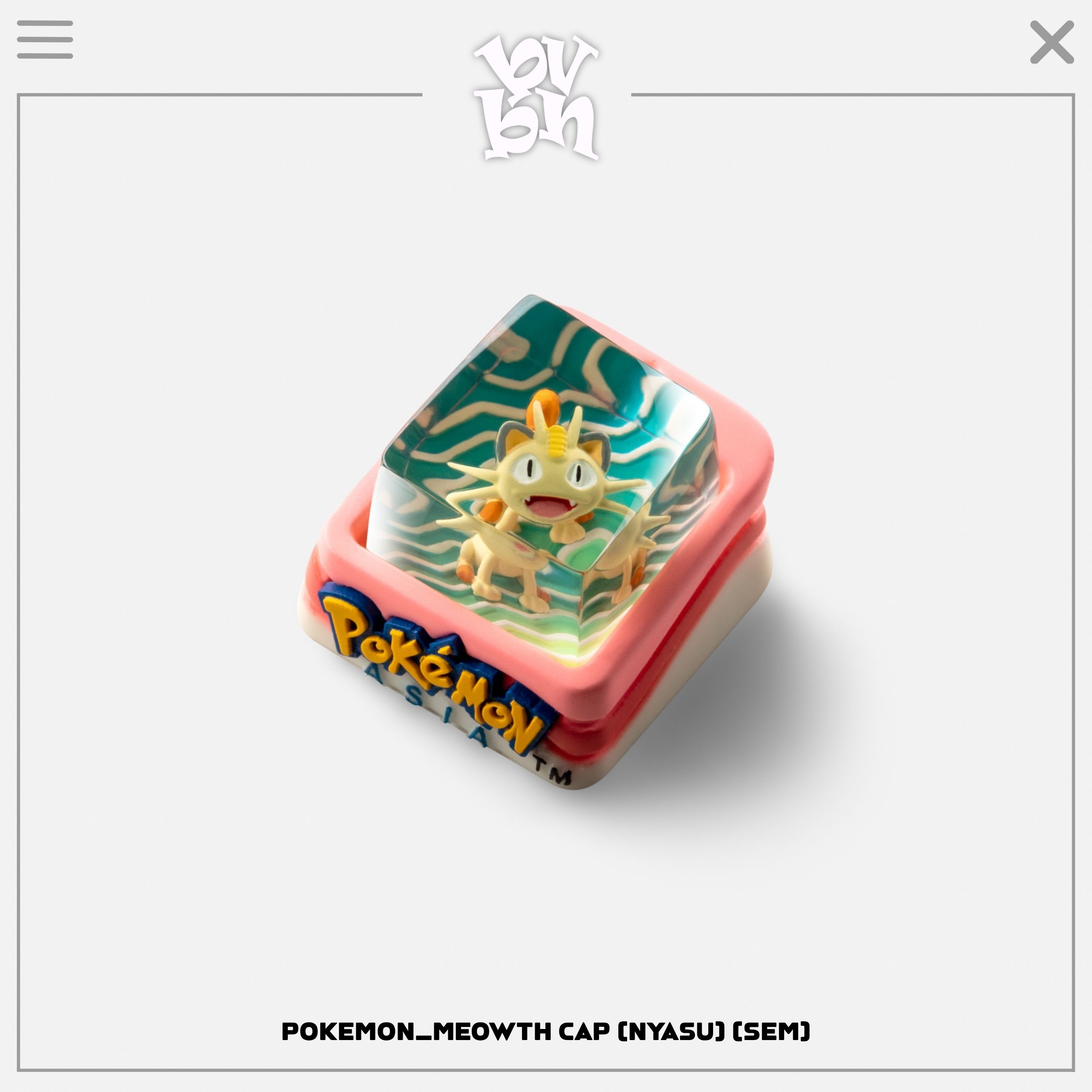 DWARF-FACTORY Pokémon Keycap