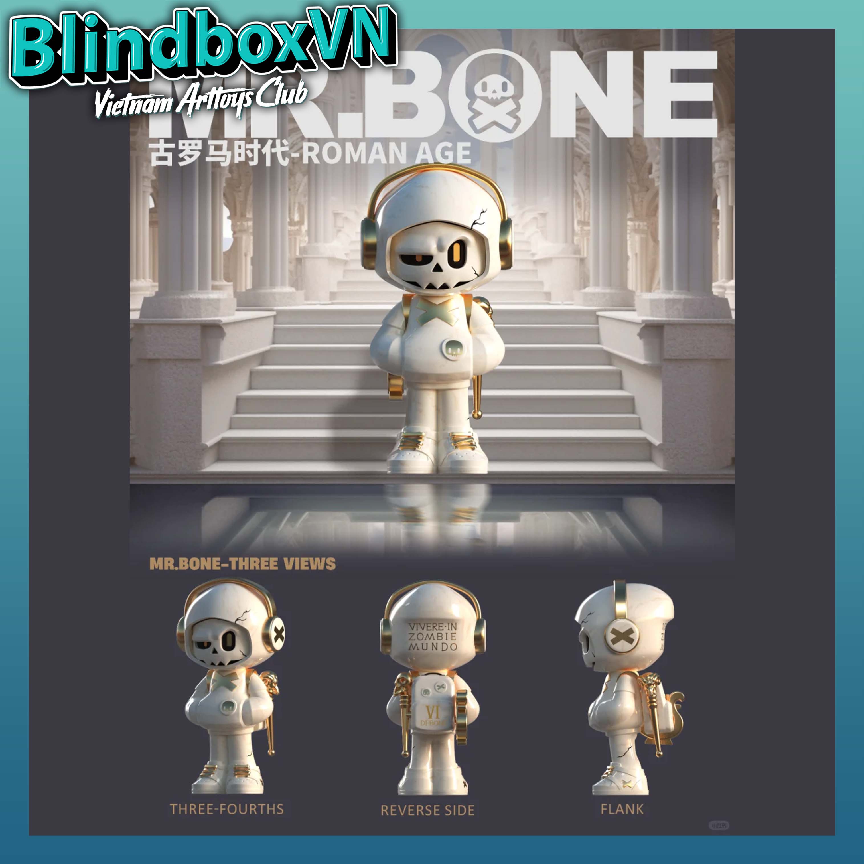 Mr.Bone A Journey Through Time Series 2.0 Blind Box