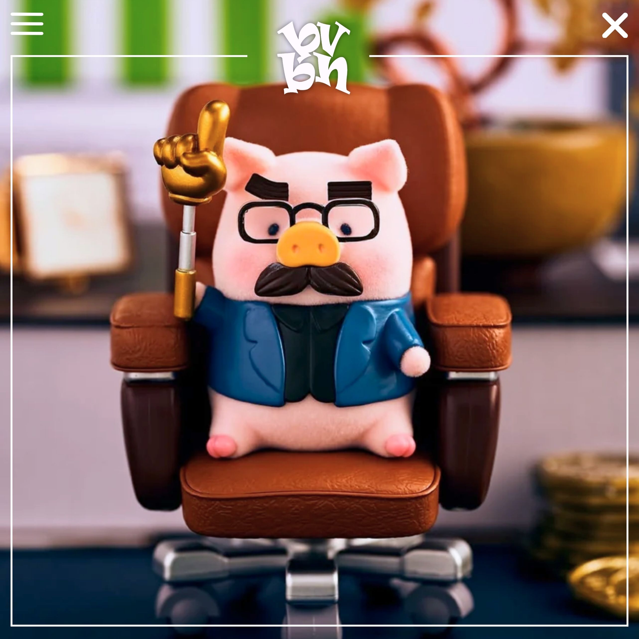 Lulu The Piggy Office Blindbox Series Toyzeroplus