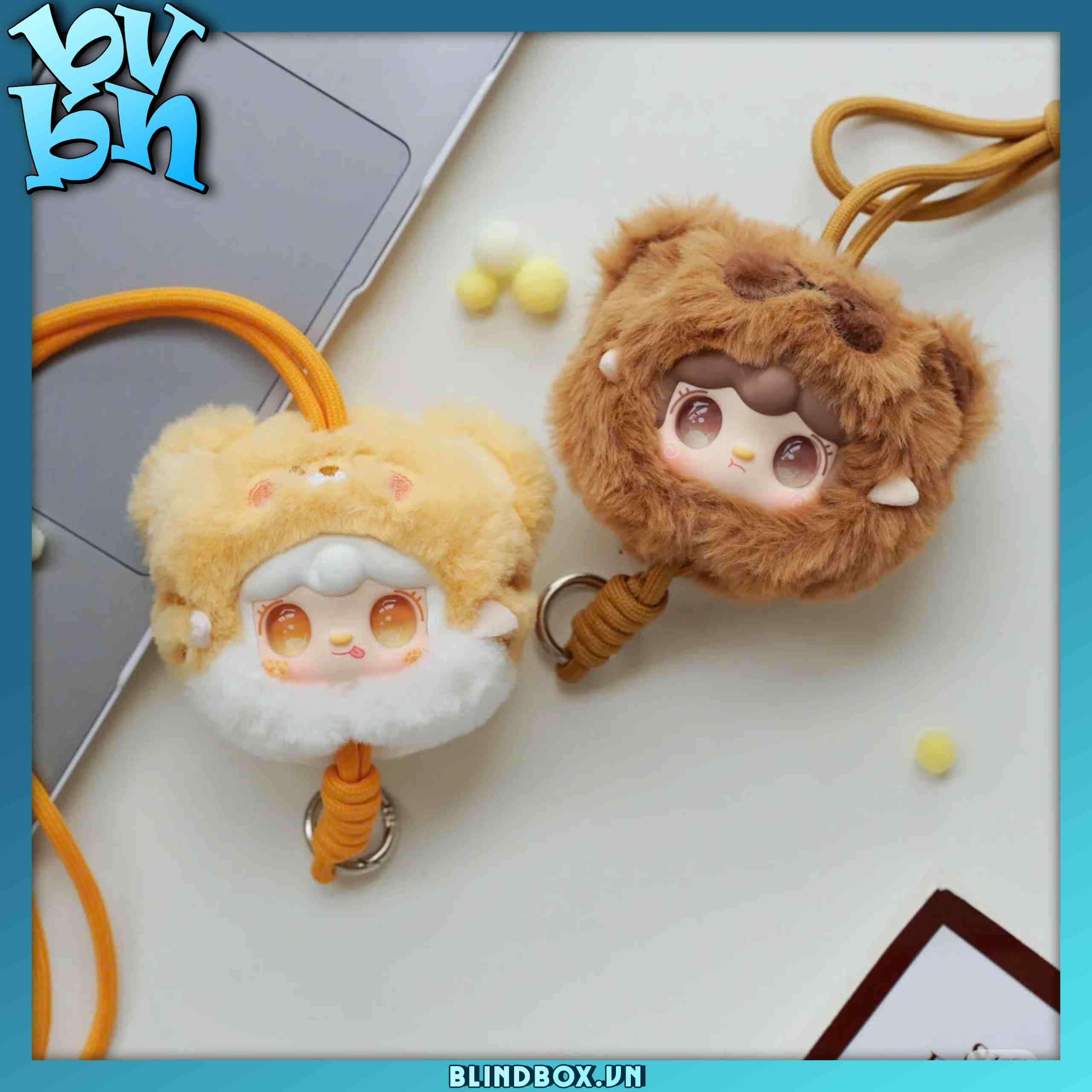 YOOKI V7 Mini Zoo Phone Lanyard Plush Series Blind Box