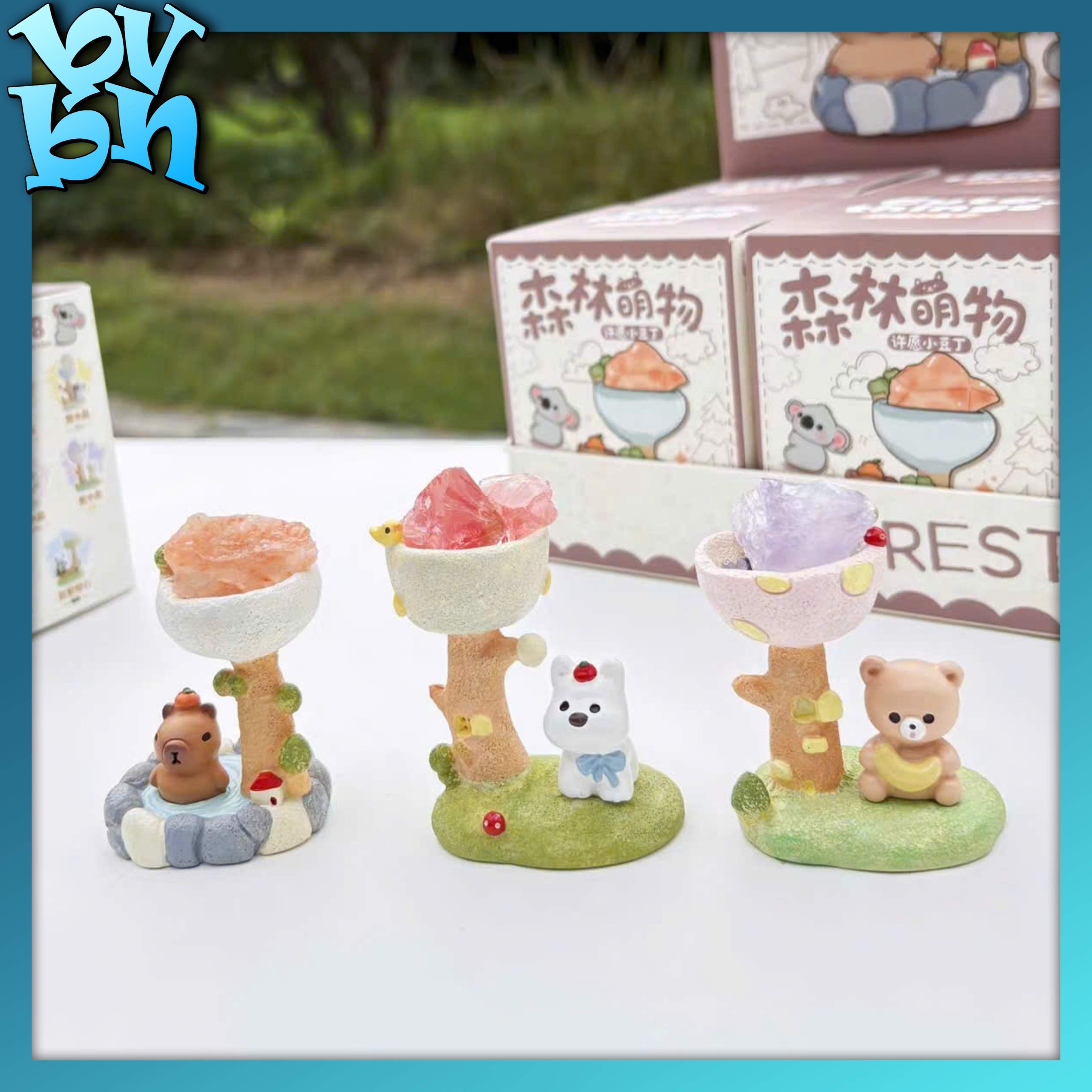 Forest Cutie Wishing Little Bean Blindbox Series Đá Năng Lượng