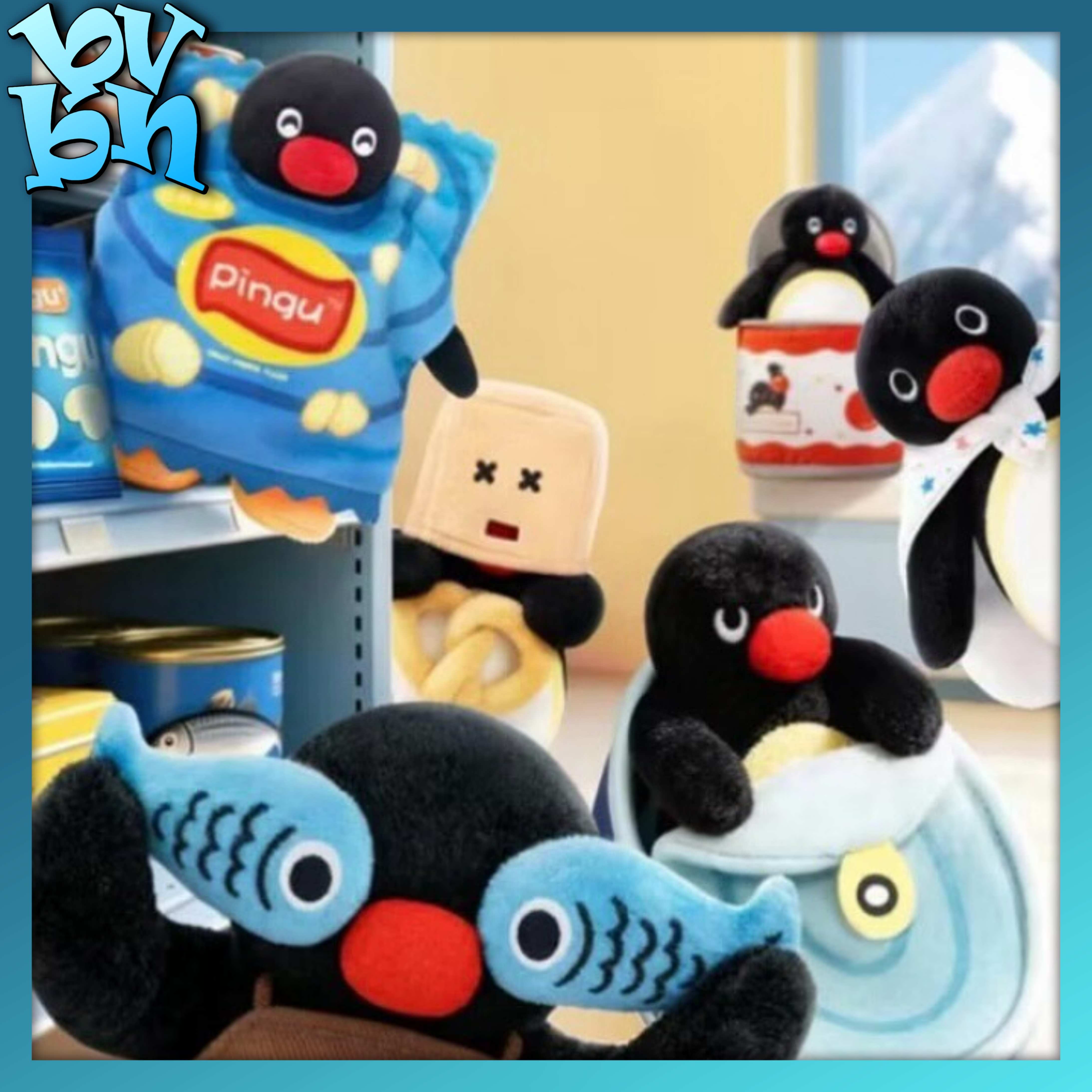 Pingu Hide And Seek Plush Pendant Blindbox Series